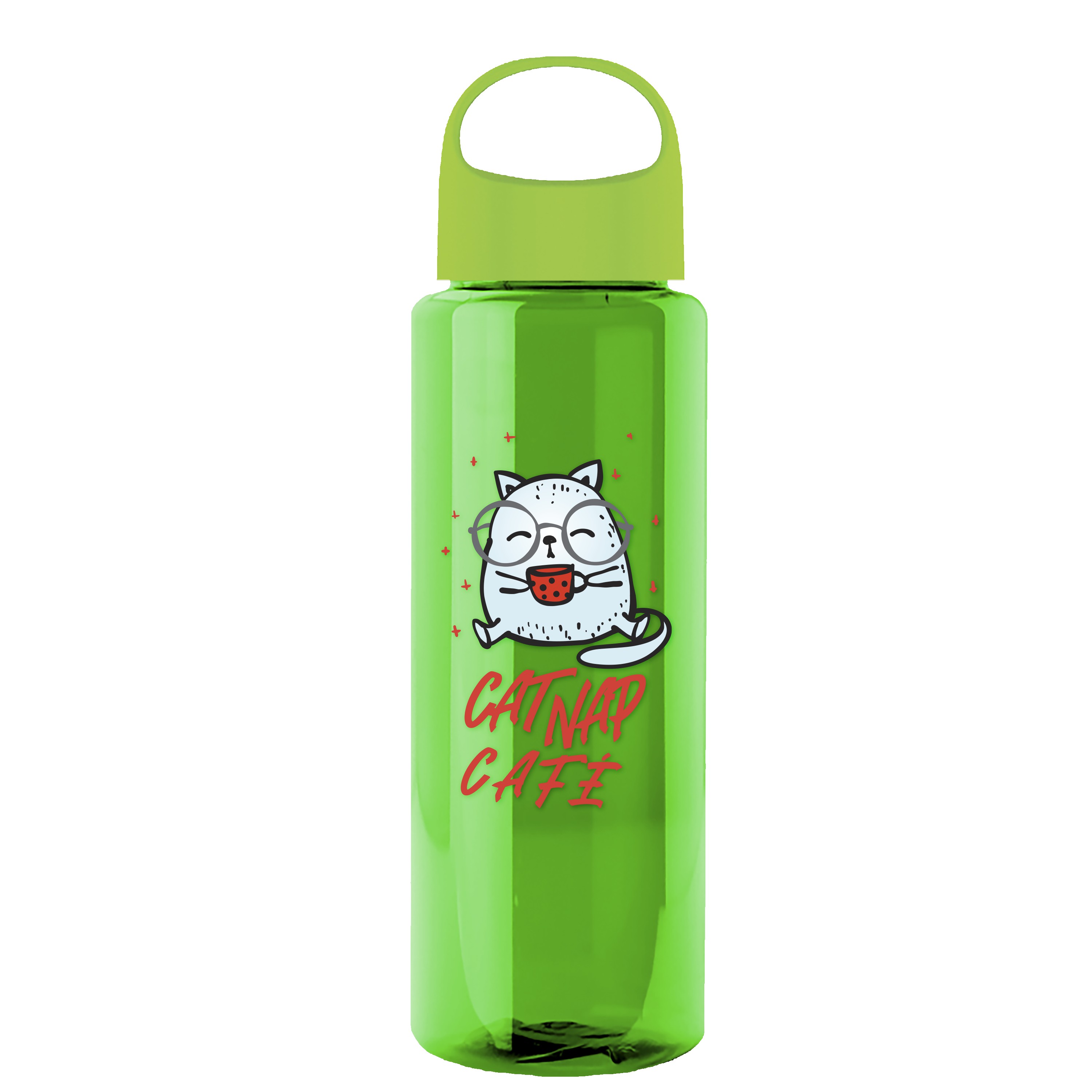 Picture of Garyline® Guzzler Bottle with Oval Crest Lid - 32 oz.