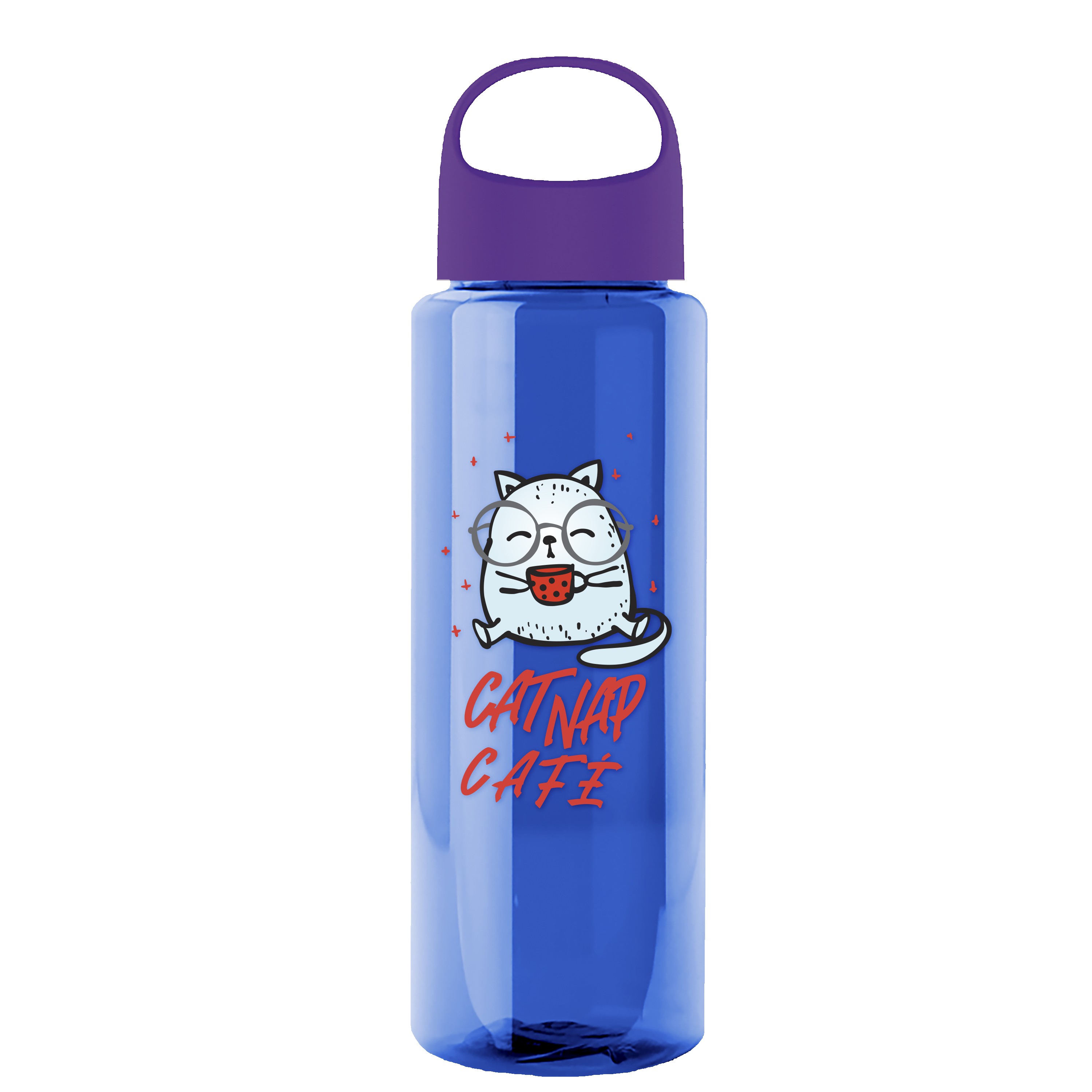 Picture of Garyline® Guzzler Bottle with Oval Crest Lid - 32 oz.