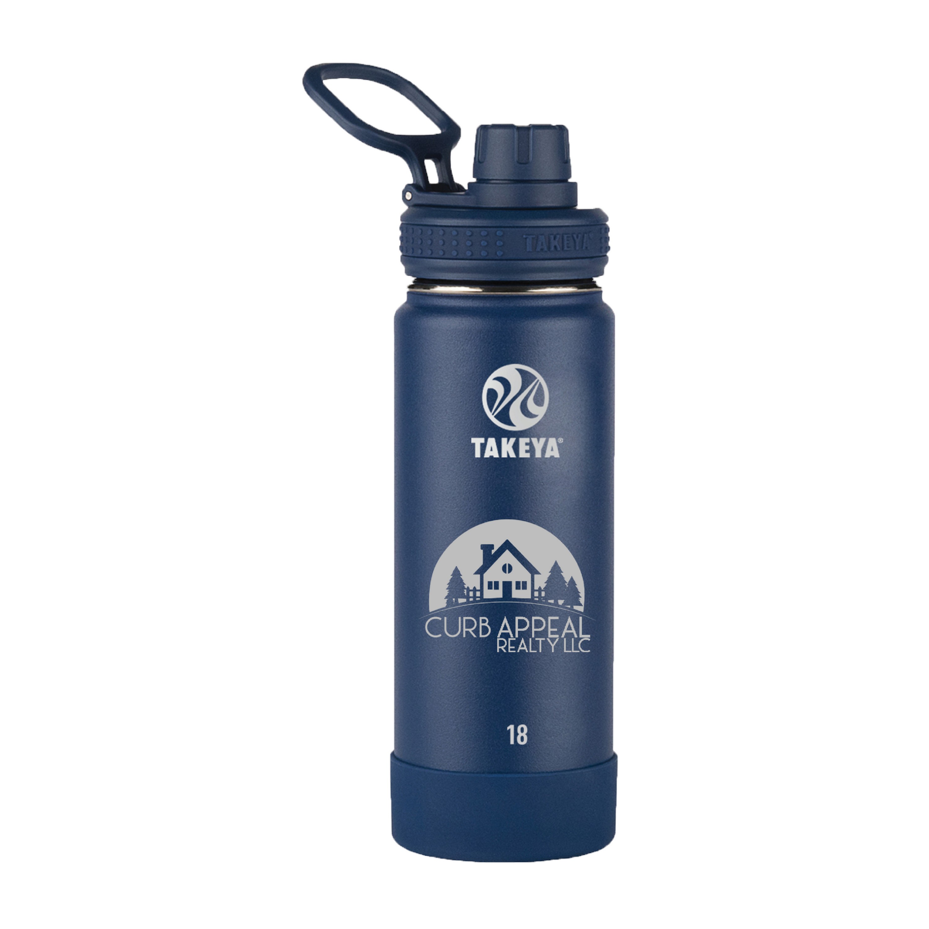 Picture of Takeya® 18 oz. Water Bottle with Actives Insulated Spout Lid™