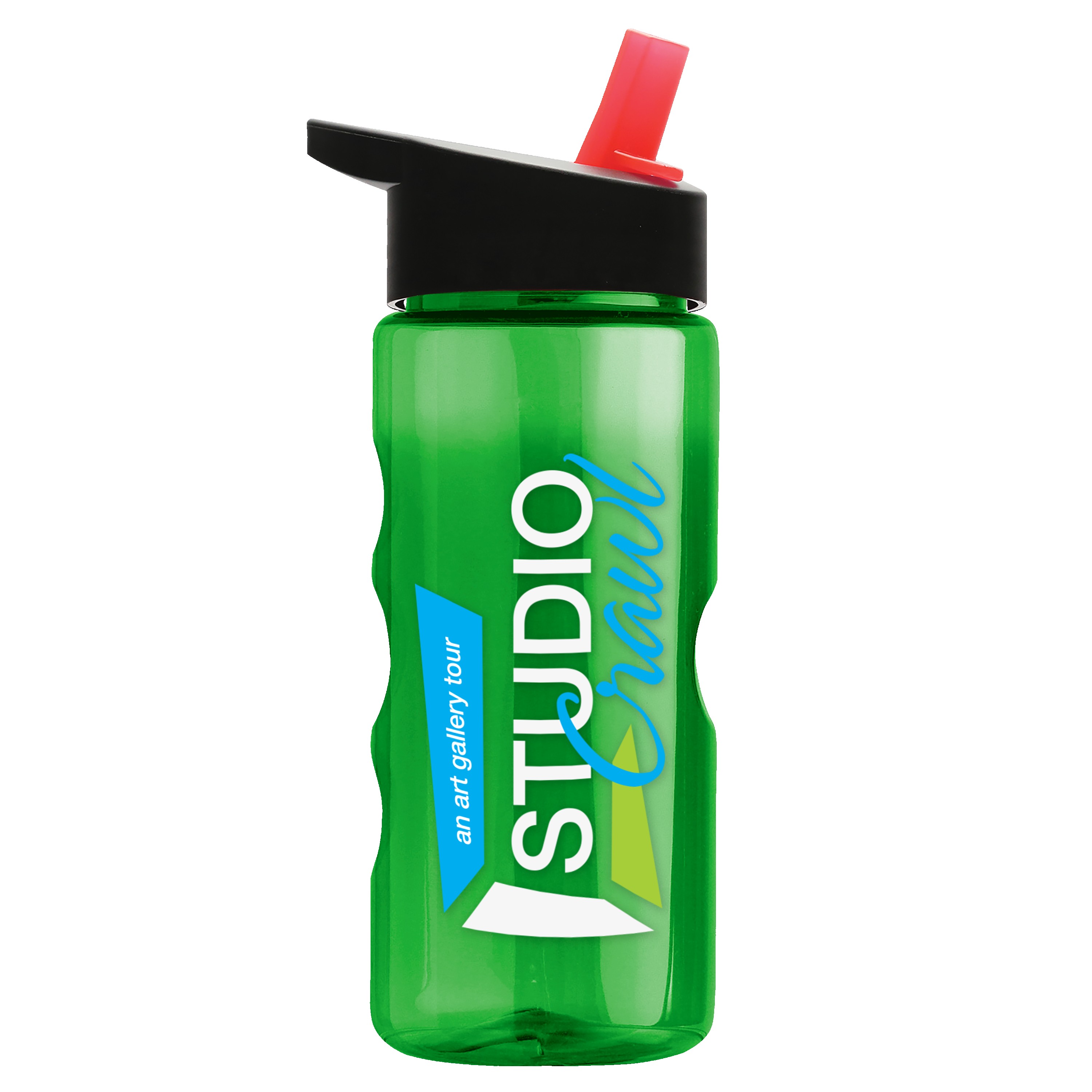 Picture of Garyline® Mini Mountain Tritan® Bottle with Flip-Straw Lid - 22 oz.