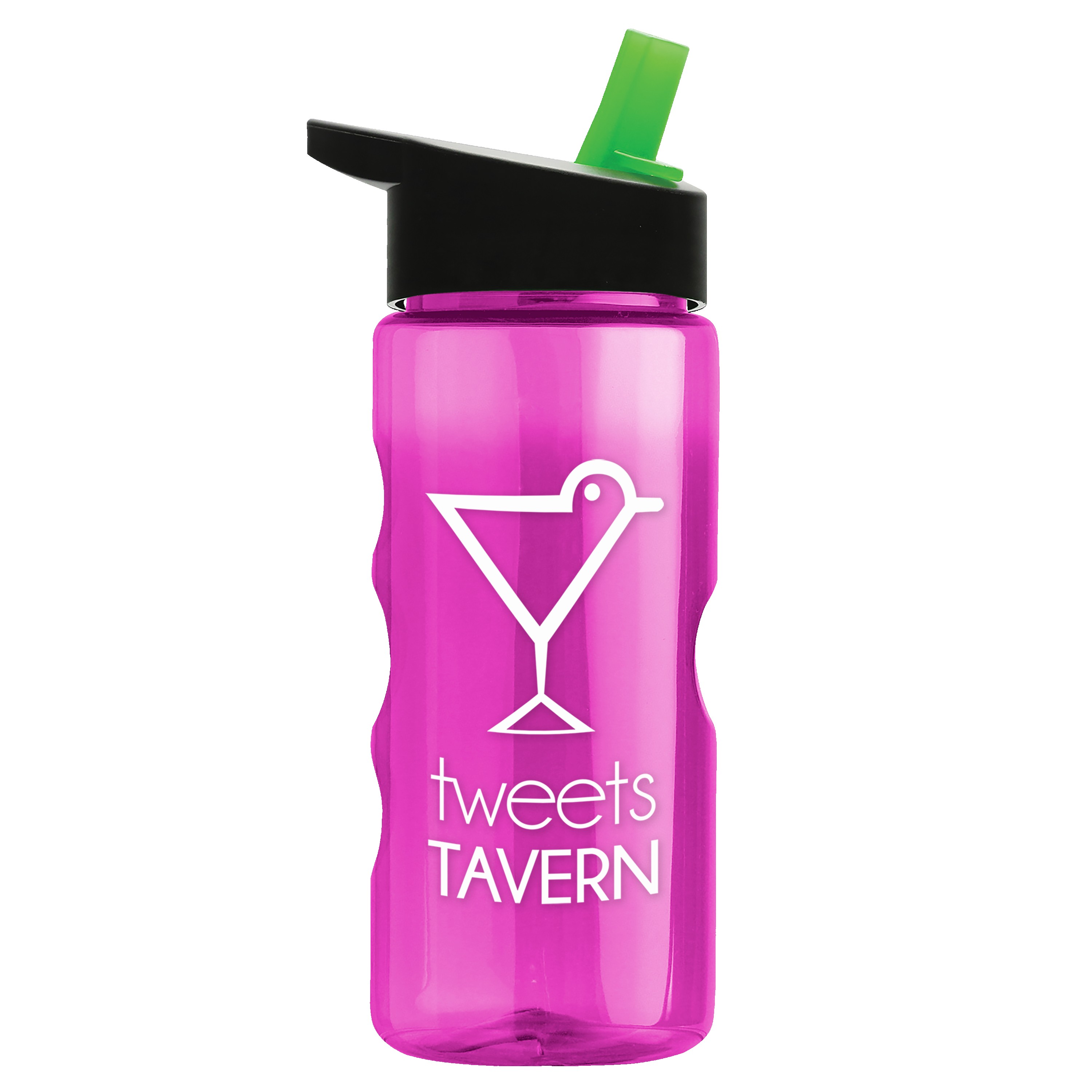 Picture of Garyline® Mini Mountain Tritan® Bottle with Flip-Straw Lid - 22 oz.