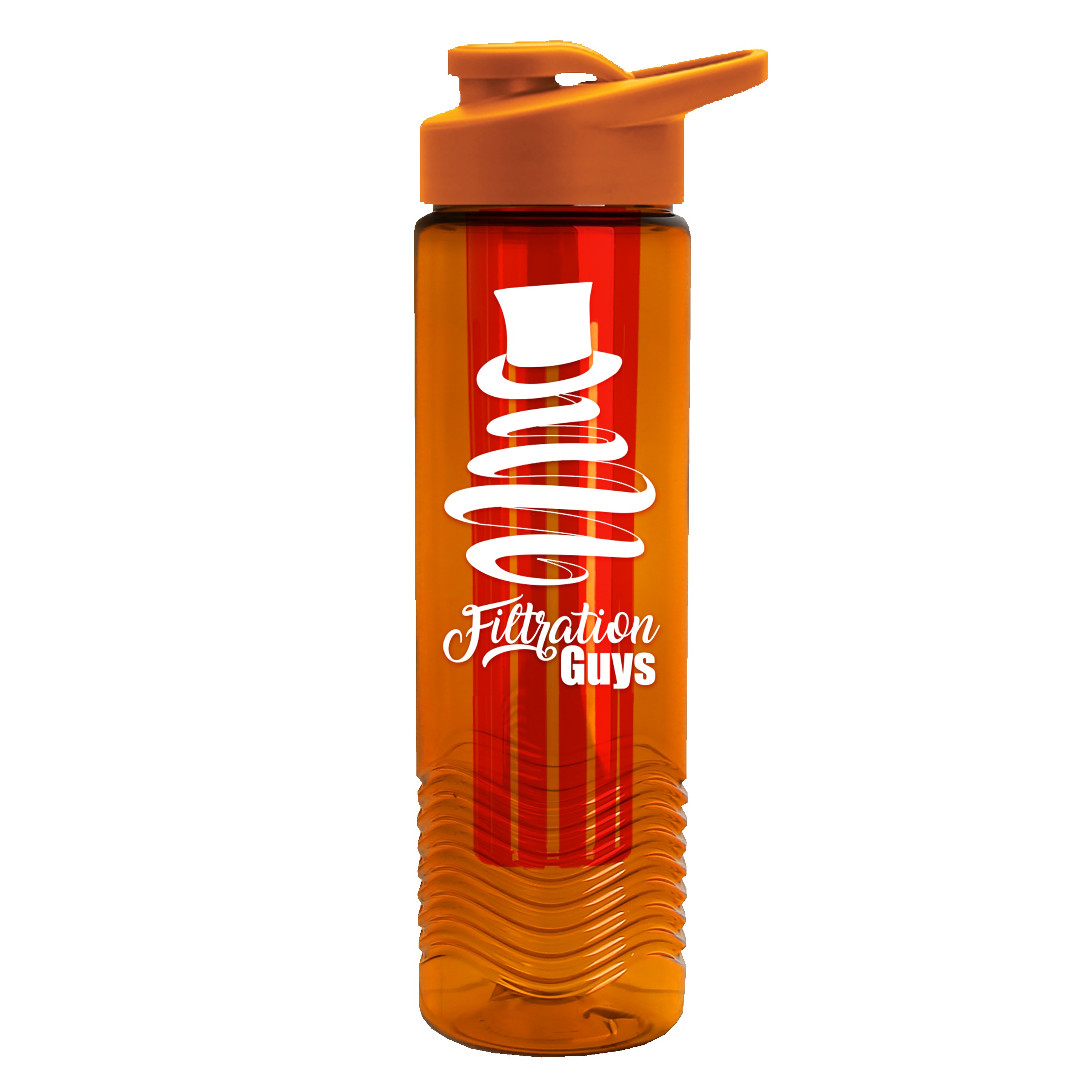Picture of Garyline® Wave Tritan® Bottle with Drink-Thru Lid and Infuser - 24 oz.