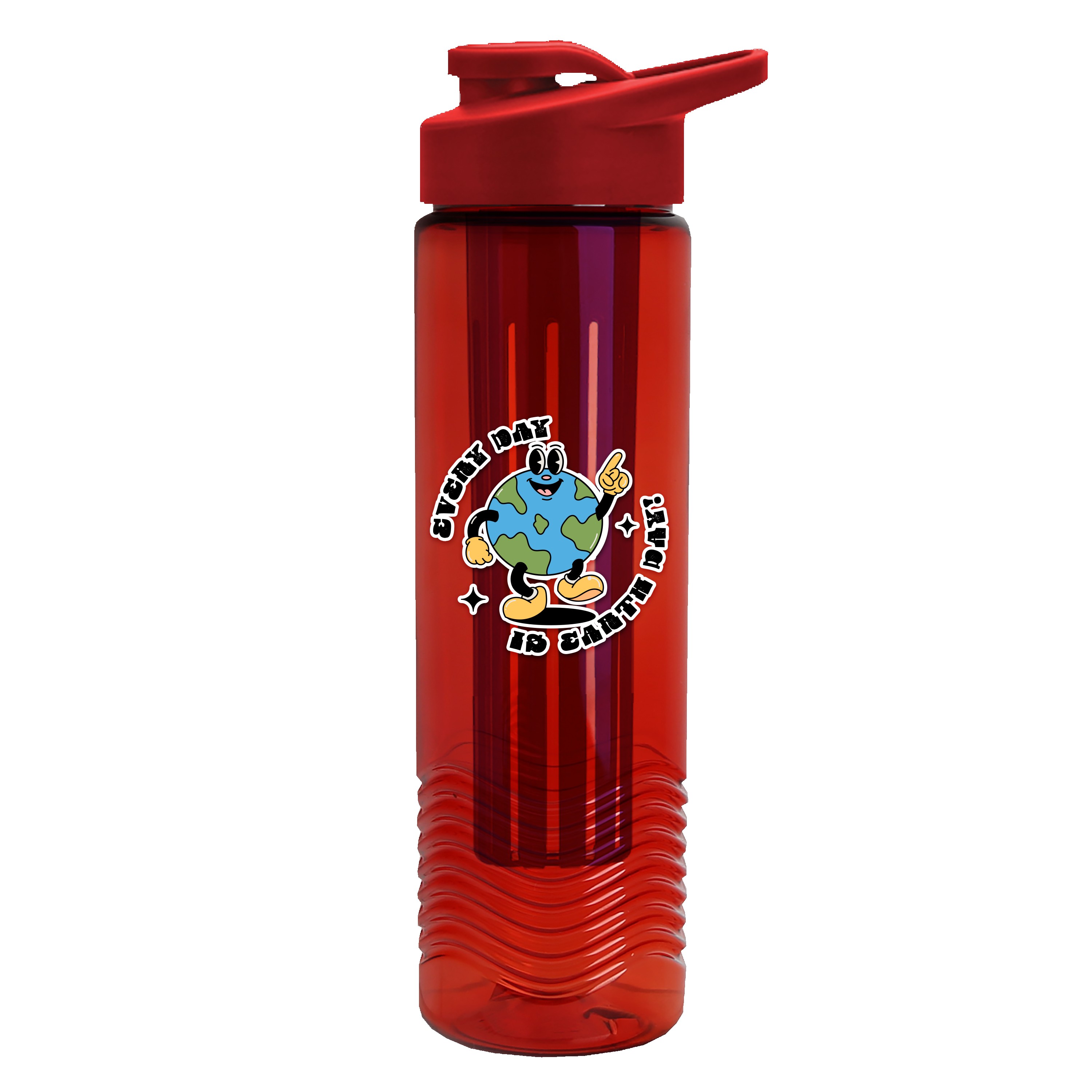 Picture of Garyline® Wave Tritan® Bottle with Drink-Thru Lid and Infuser - 24 oz.