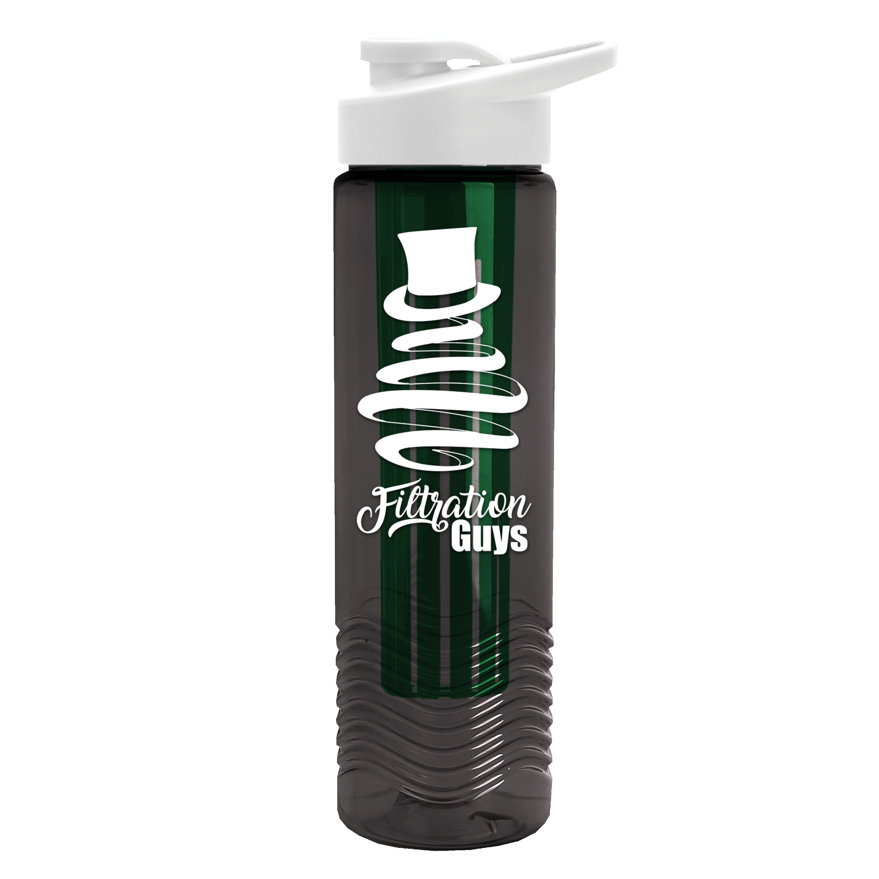 Picture of Garyline® Wave Tritan® Bottle with Drink-Thru Lid and Infuser - 24 oz.