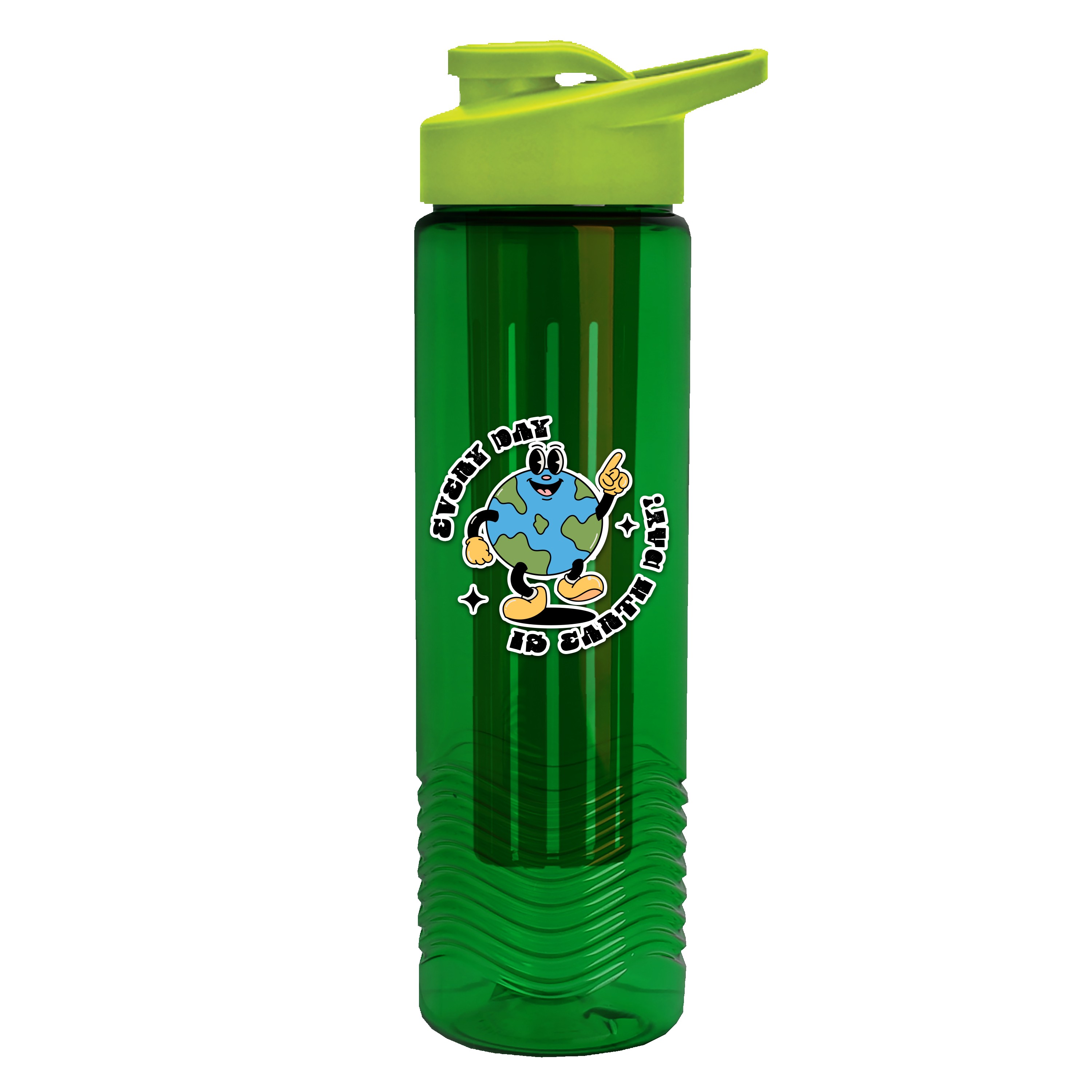 Picture of Garyline® Wave Tritan® Bottle with Drink-Thru Lid and Infuser - 24 oz.