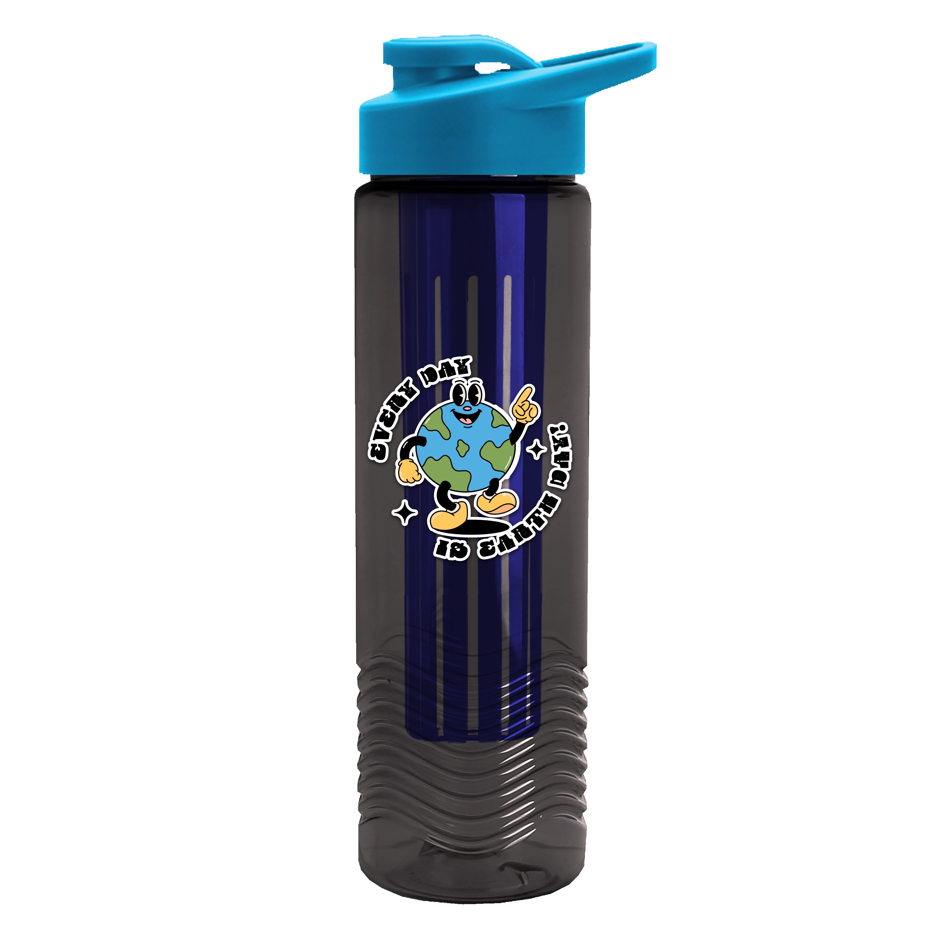 Picture of Garyline® Wave Tritan® Bottle with Drink-Thru Lid and Infuser - 24 oz.