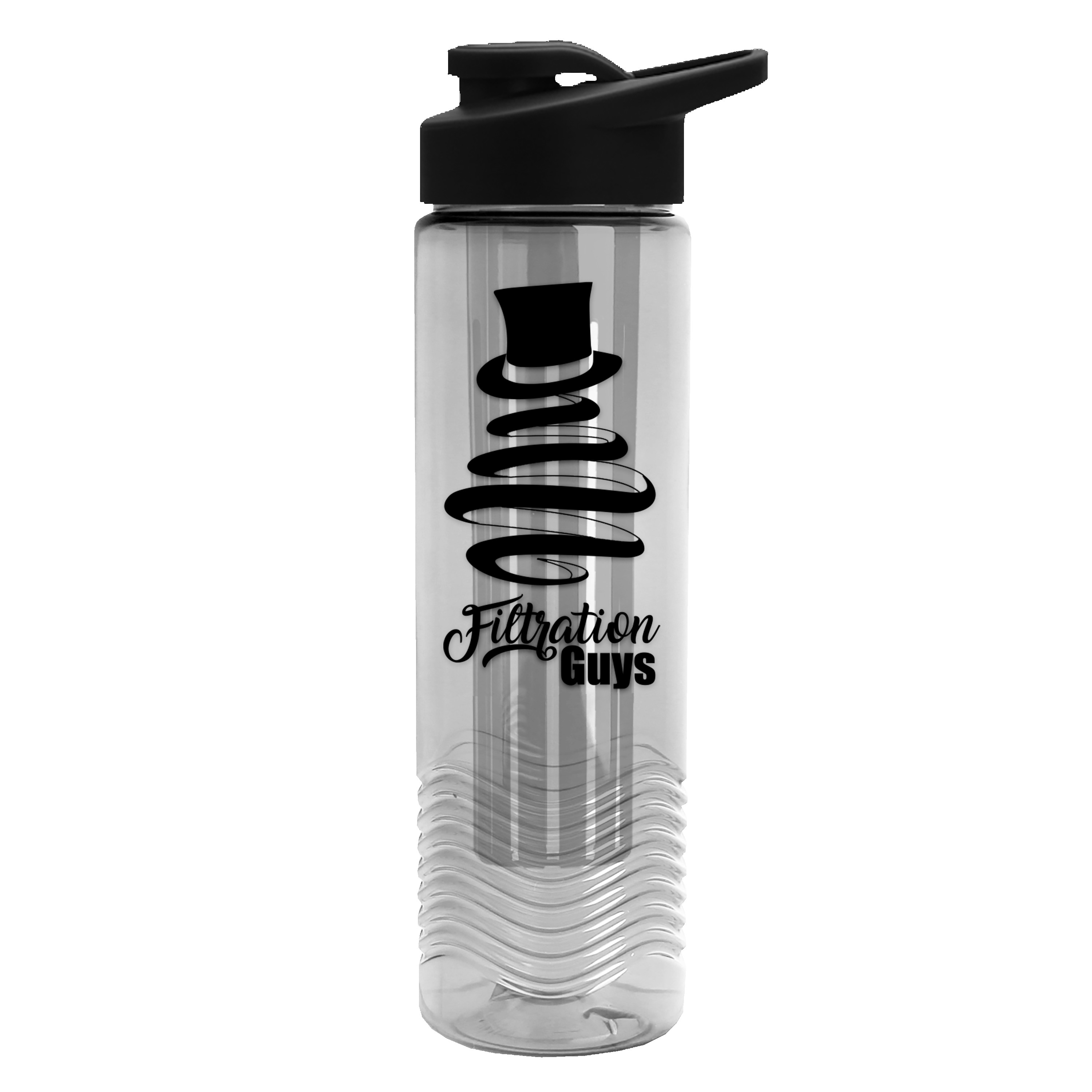 Picture of Garyline® Wave Tritan® Bottle with Drink-Thru Lid and Infuser - 24 oz.