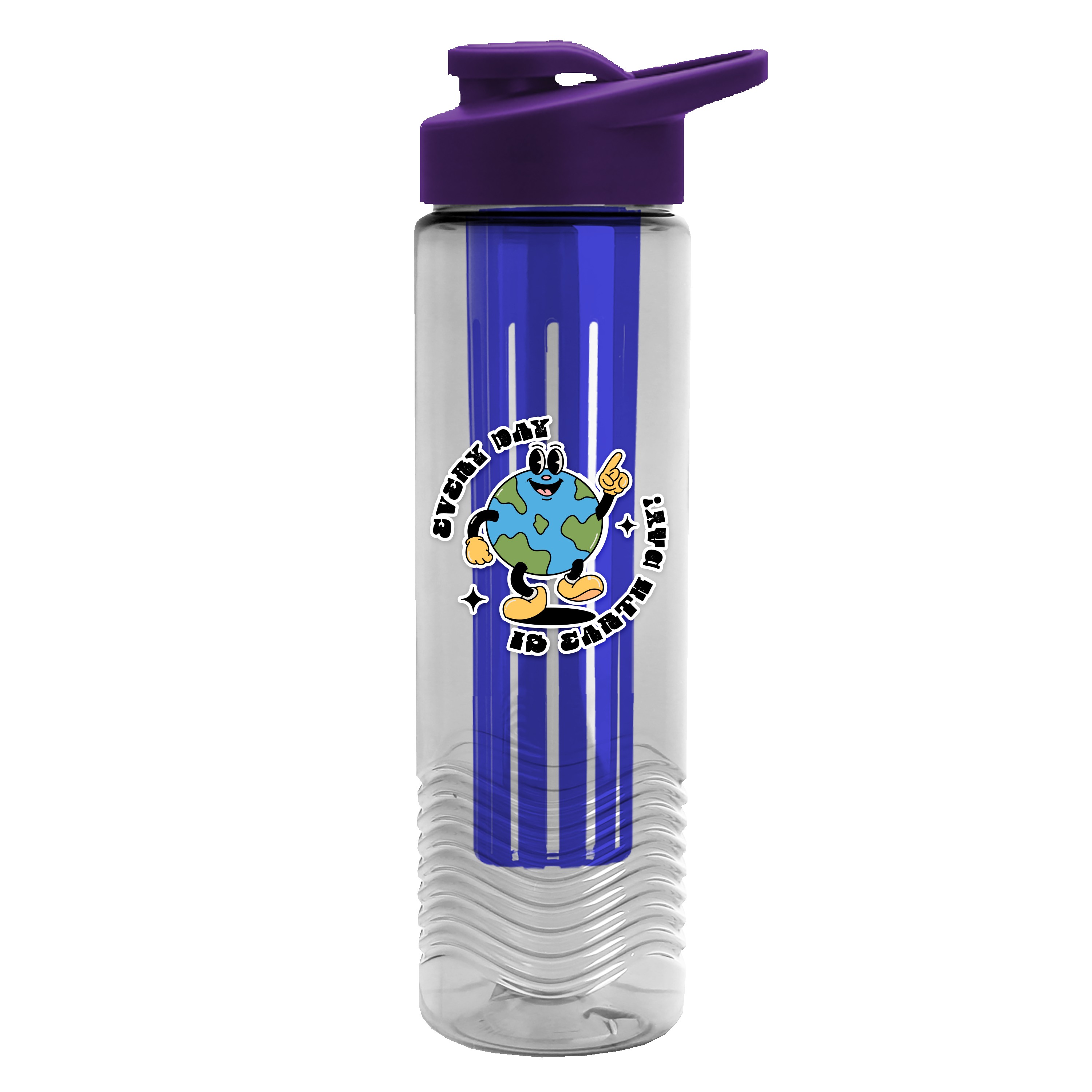 Picture of Garyline® Wave Tritan® Bottle with Drink-Thru Lid and Infuser - 24 oz.