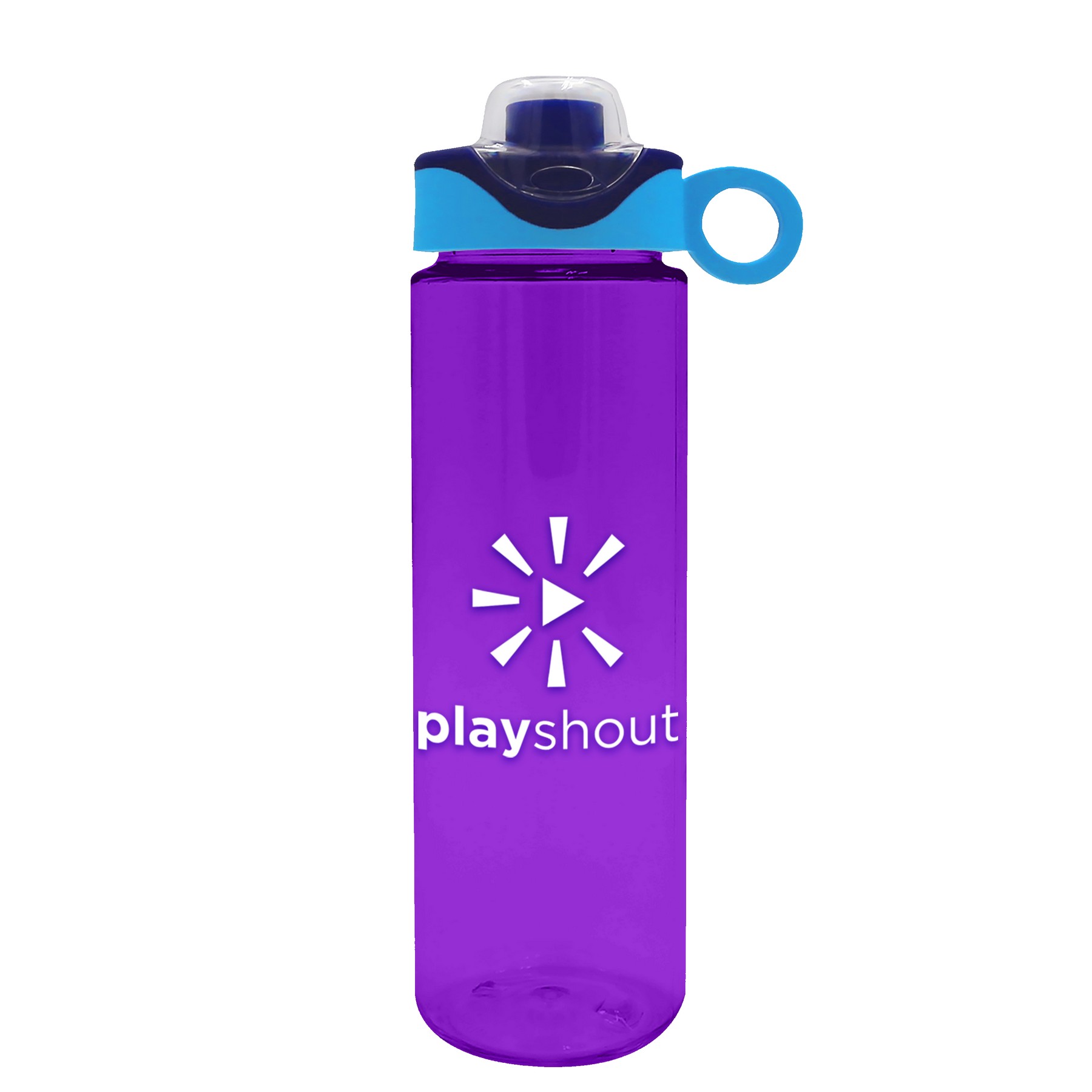 Picture of Garyline® Freedom Tritan® Bottle with Two-Tone Drink-Thru Lid with Silicone Loop - 28 oz.