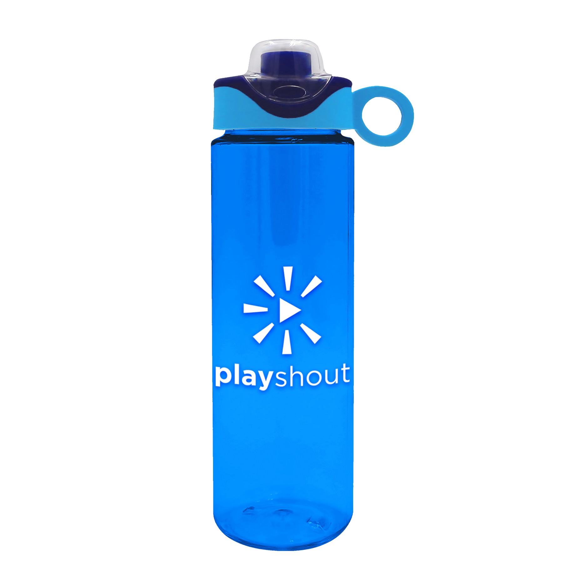 Picture of Garyline® Freedom Tritan® Bottle with Two-Tone Drink-Thru Lid with Silicone Loop - 28 oz.