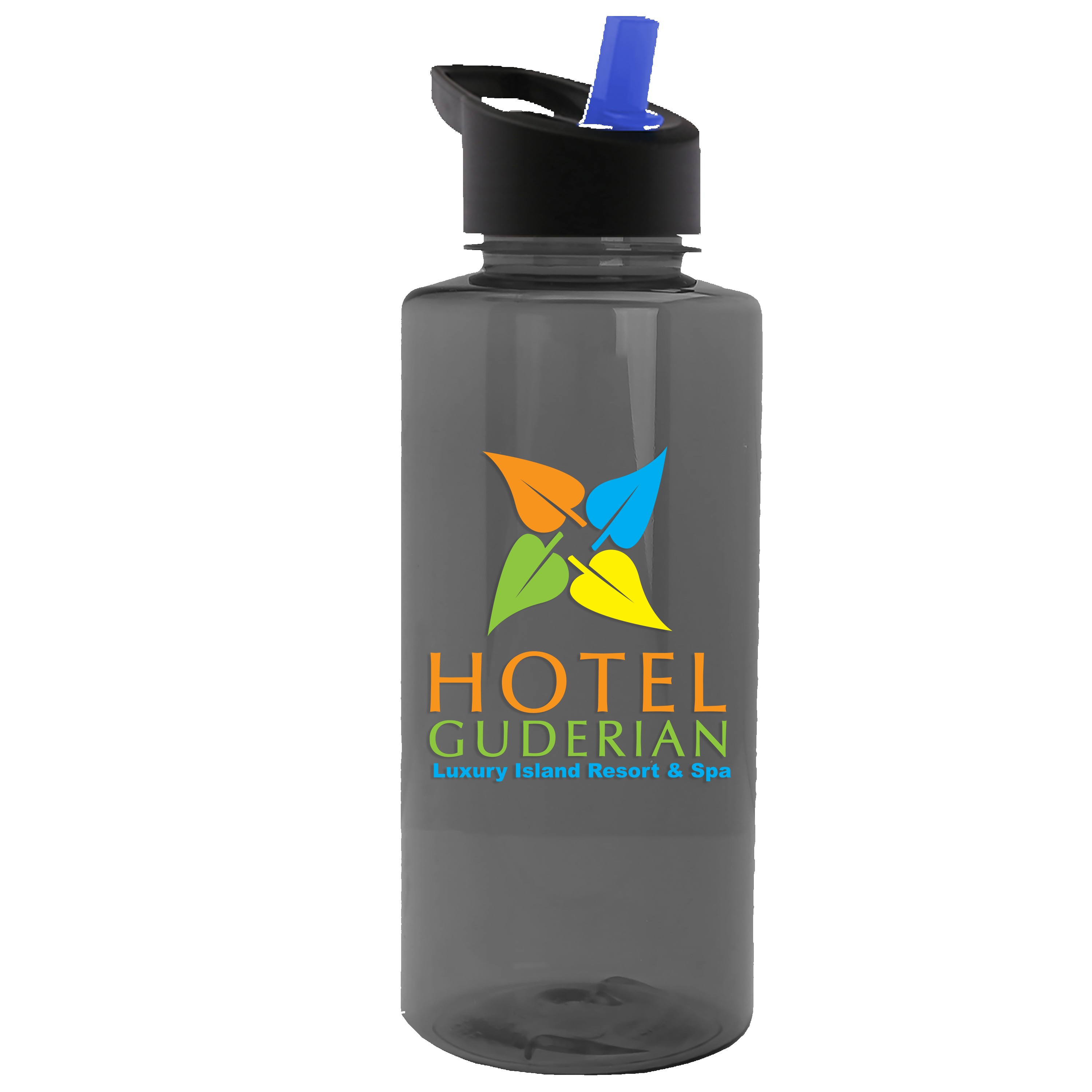 Picture of Garyline® Mountaineer Tritan® Bottle with Flip-Straw Lid - 36 oz.
