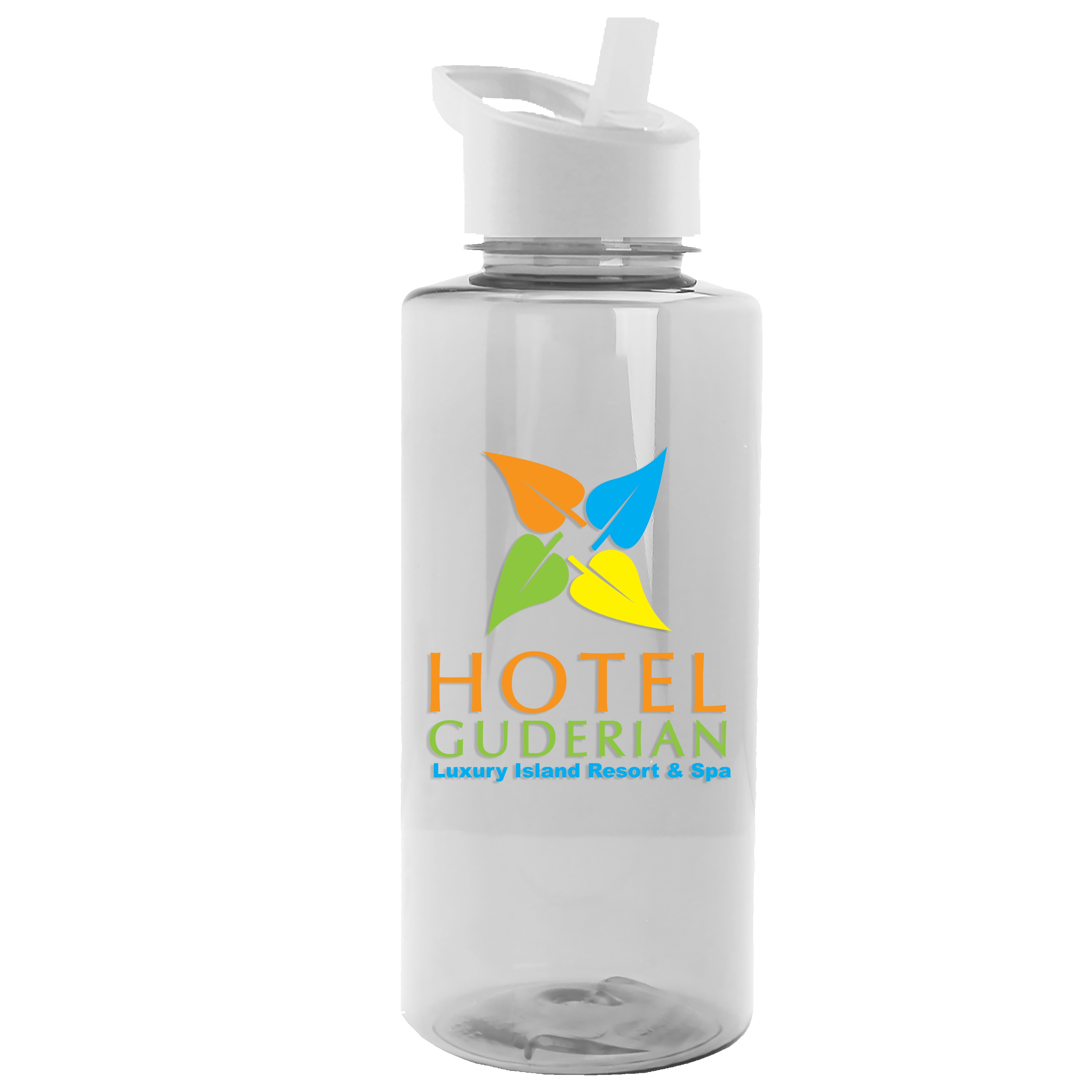 Picture of Garyline® Mountaineer Tritan® Bottle with Flip-Straw Lid - 36 oz.