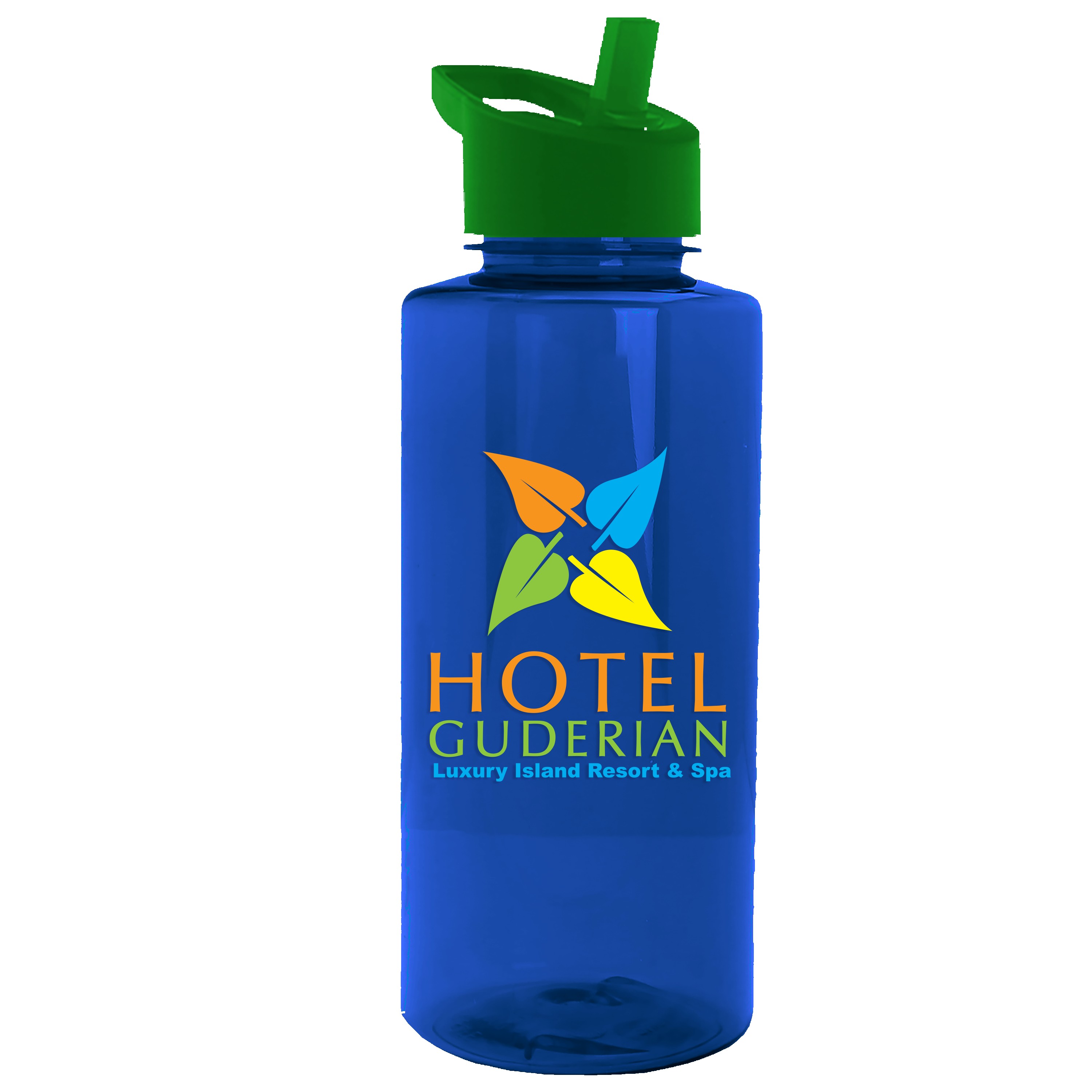 Picture of Garyline® Mountaineer Tritan® Bottle with Flip-Straw Lid - 36 oz.