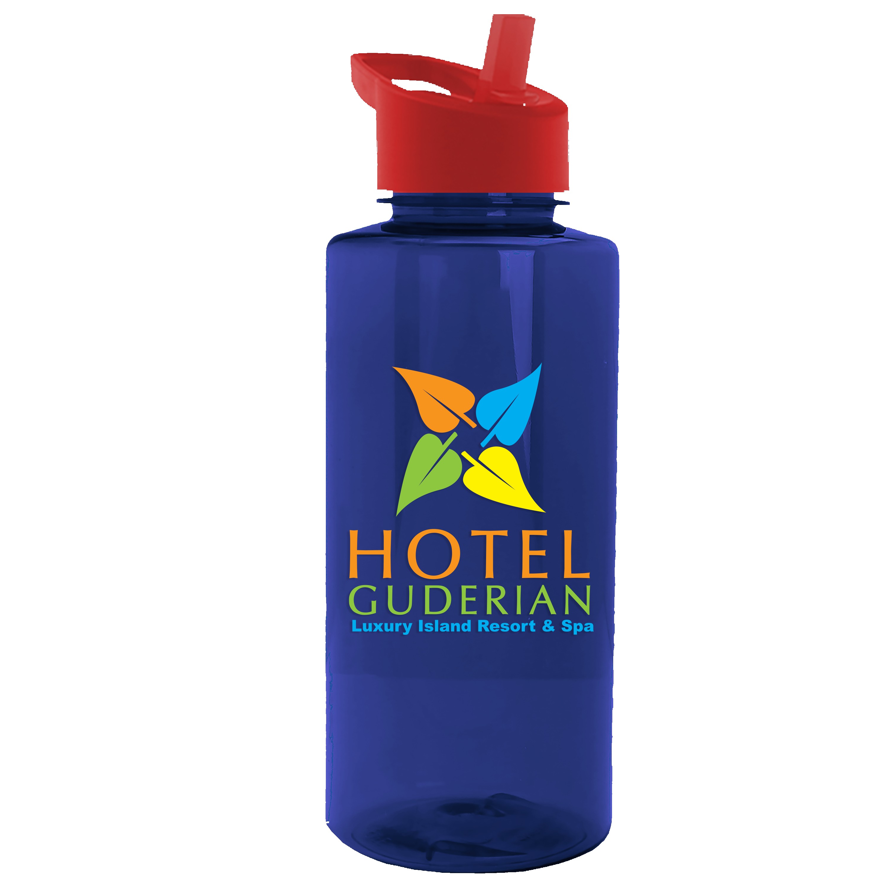 Picture of Garyline® Mountaineer Tritan® Bottle with Flip-Straw Lid - 36 oz.