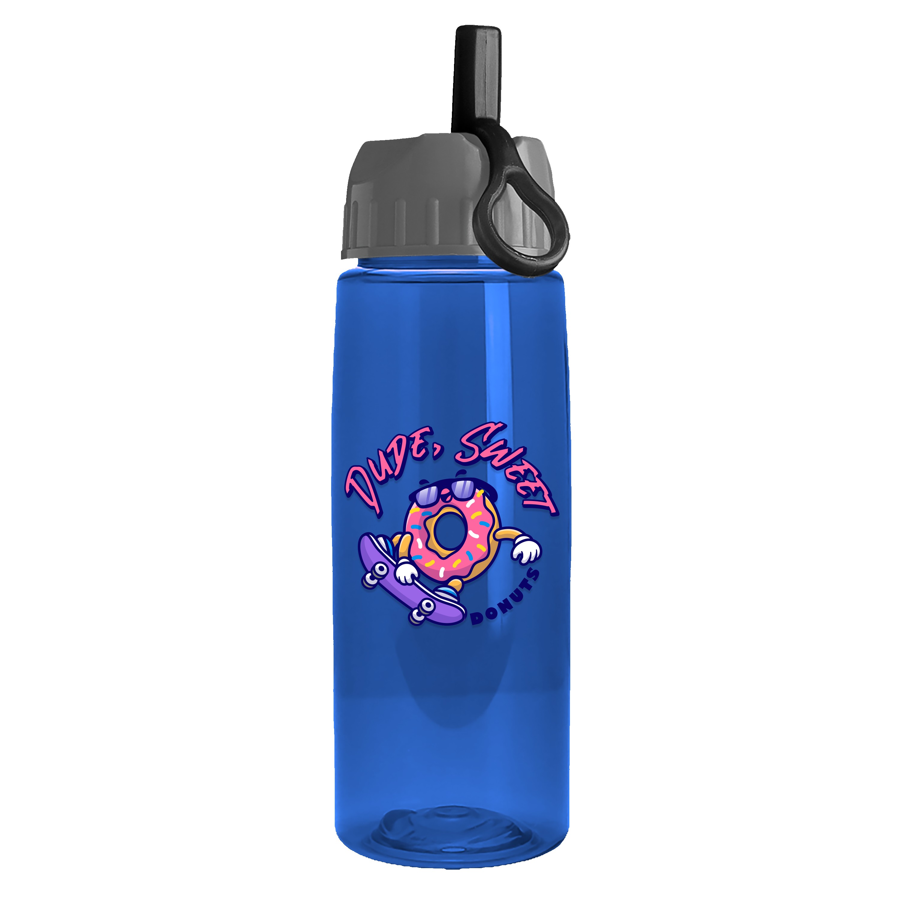 Picture of Garyline® Flair Tritan® Bottle with Ring-Straw Lid - 26 oz.