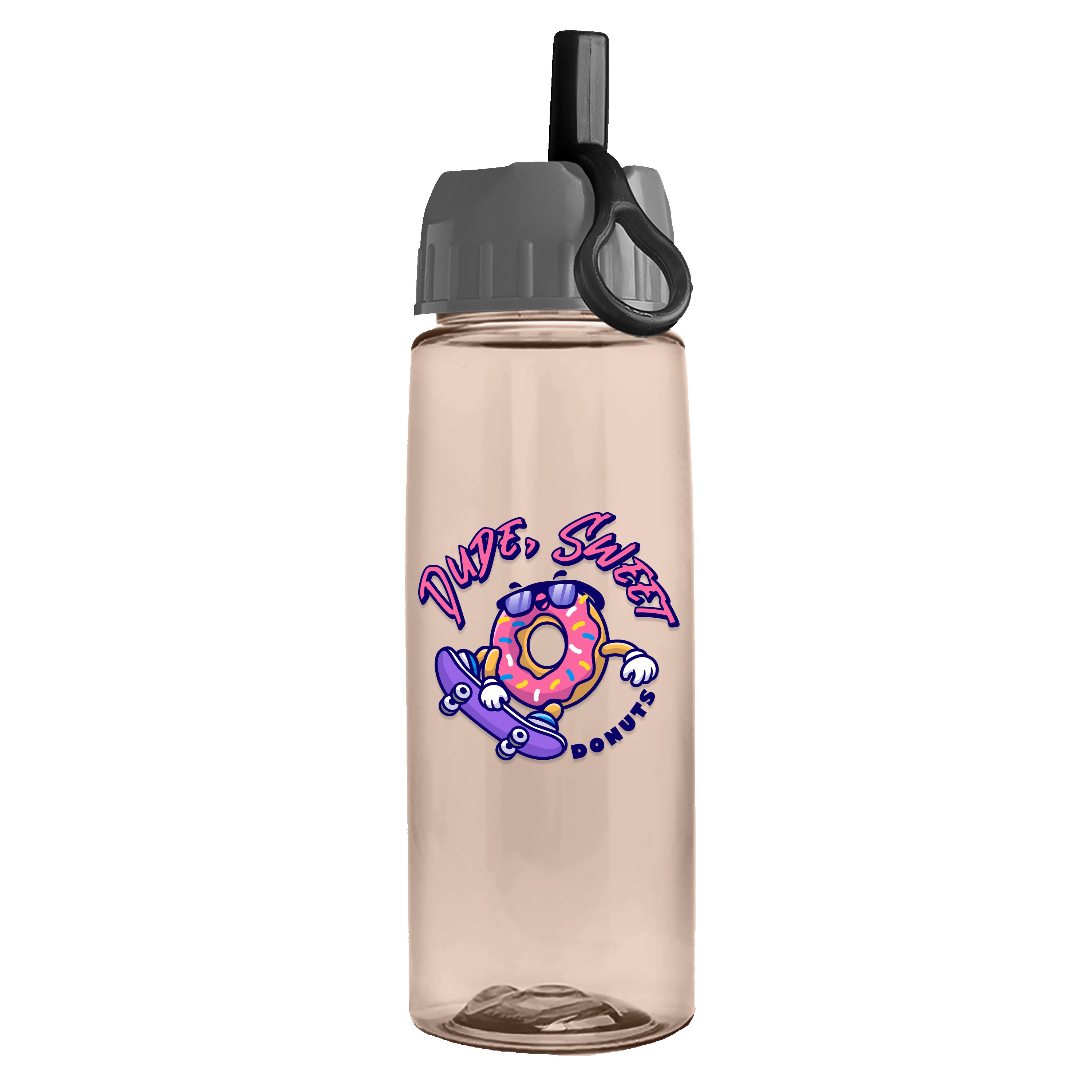 Picture of Garyline® Flair Tritan® Bottle with Ring-Straw Lid - 26 oz.