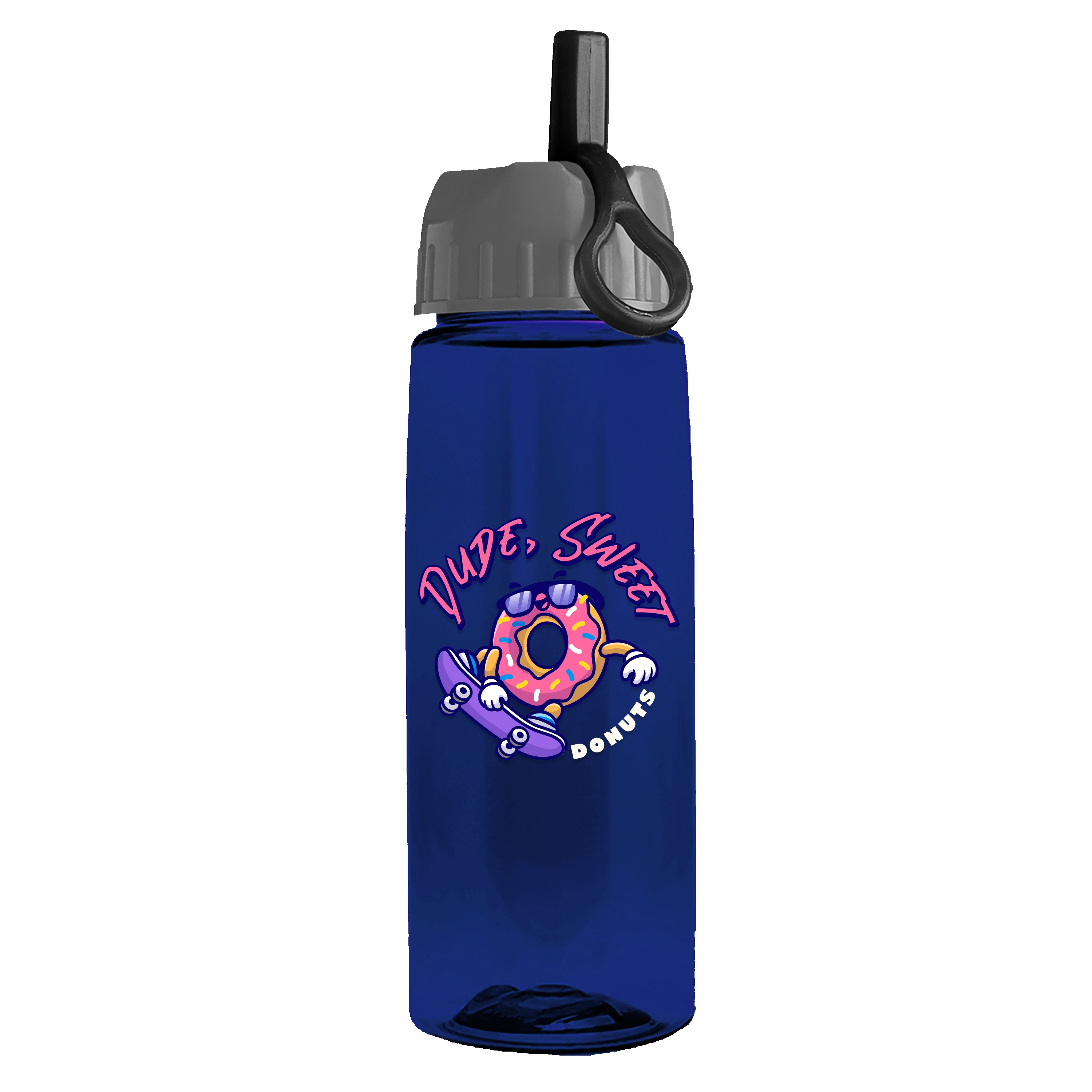 Picture of Garyline® Flair Tritan® Bottle with Ring-Straw Lid - 26 oz.