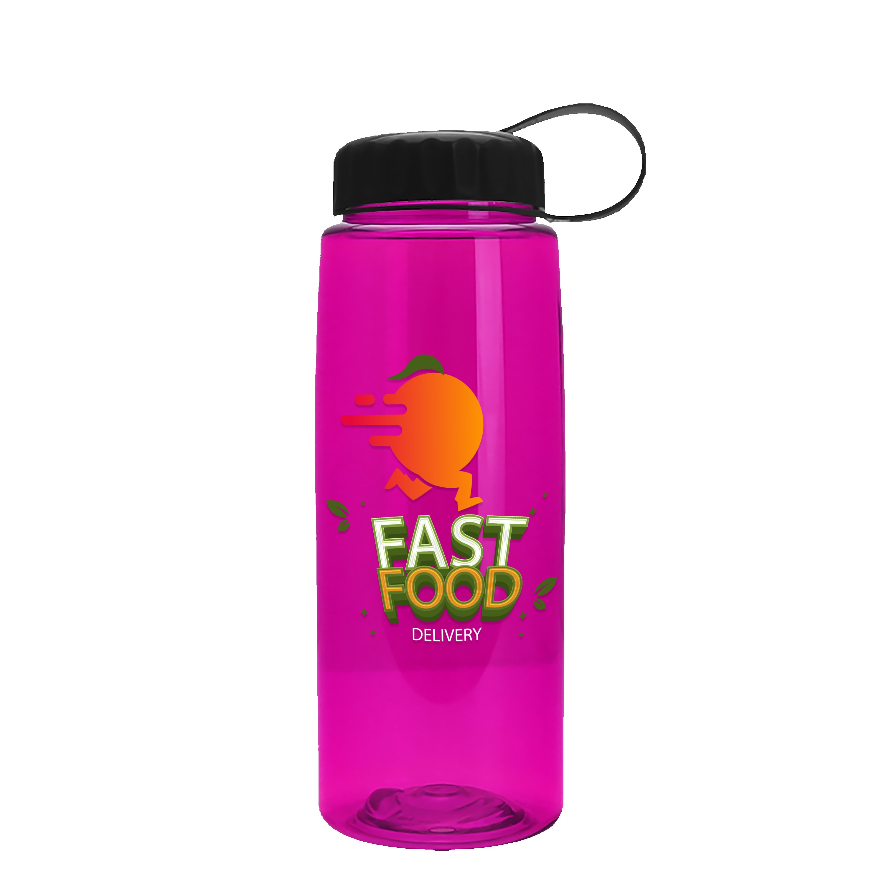 Picture of Garyline® Flair Tritan® Bottle with Tethered Lid - 26 oz.