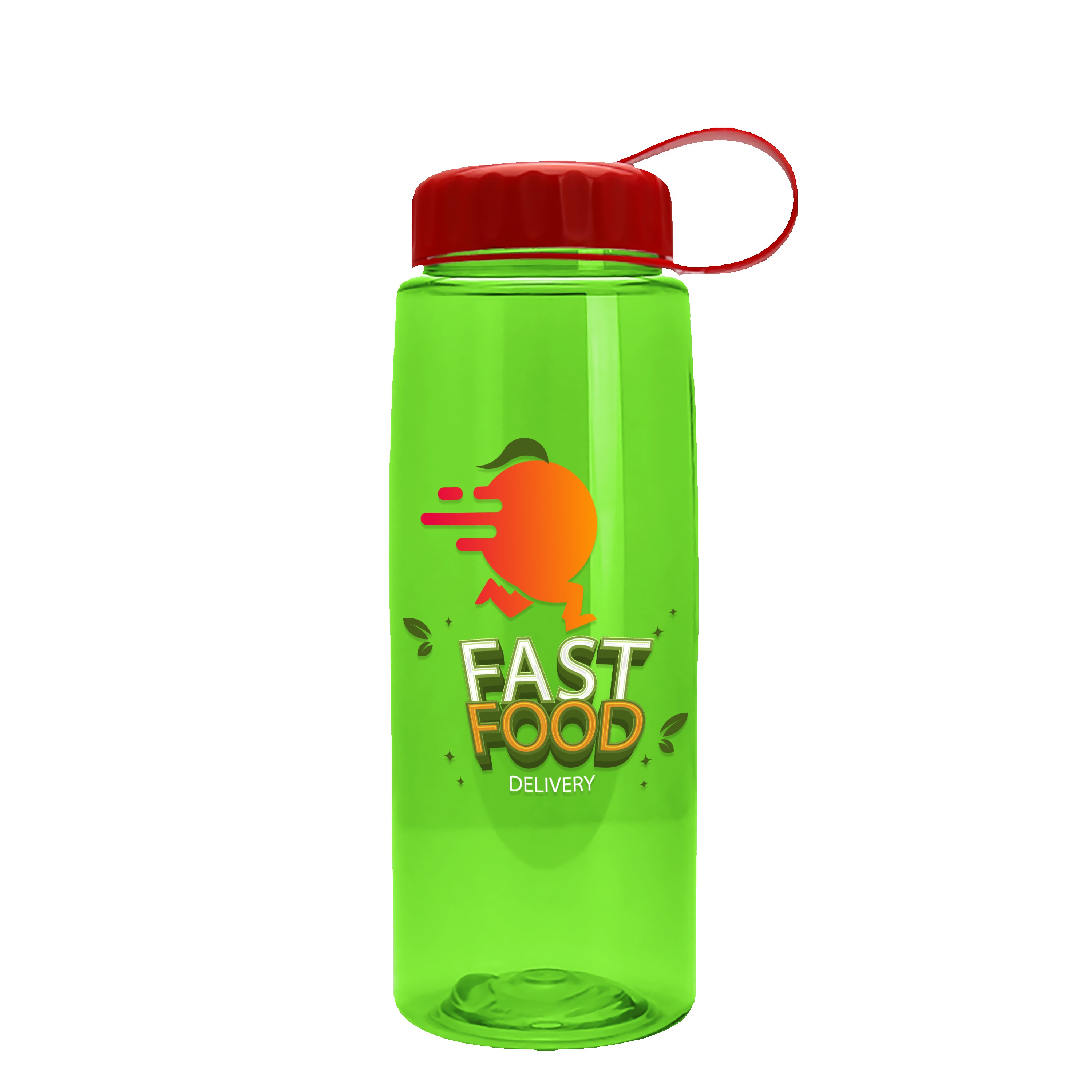 Picture of Garyline® Flair Tritan® Bottle with Tethered Lid - 26 oz.