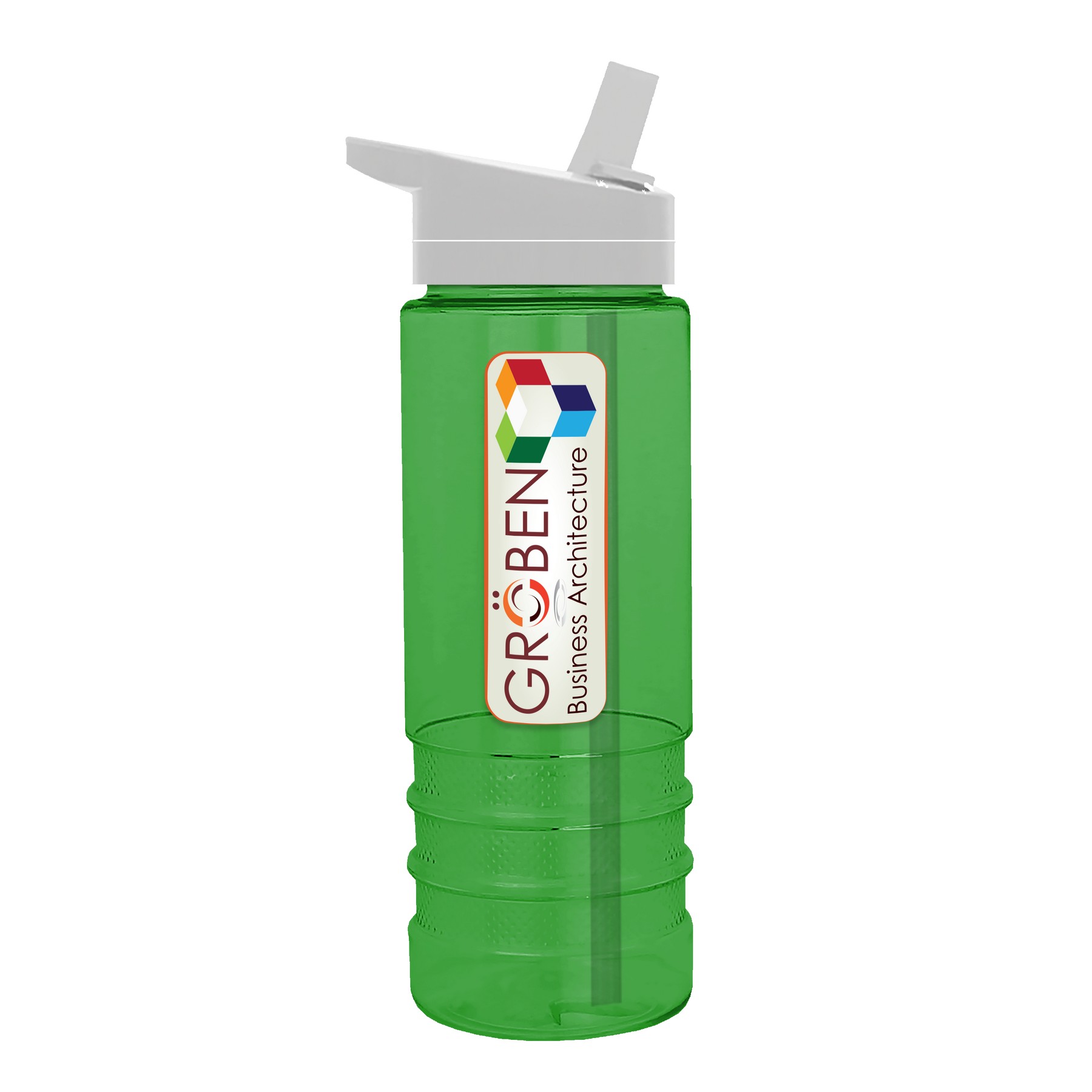 Picture of Garyline® Salute Bottle with Flip-Straw Lid - 24 oz.