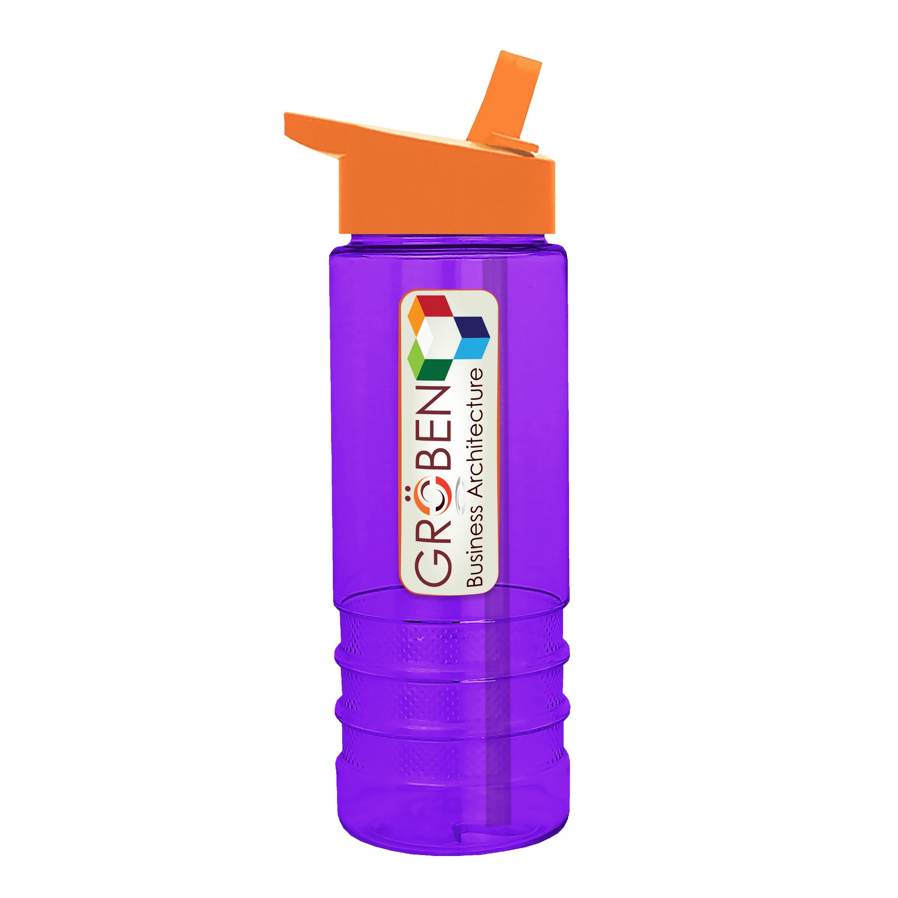 Picture of Garyline® Salute Bottle with Flip-Straw Lid - 24 oz.