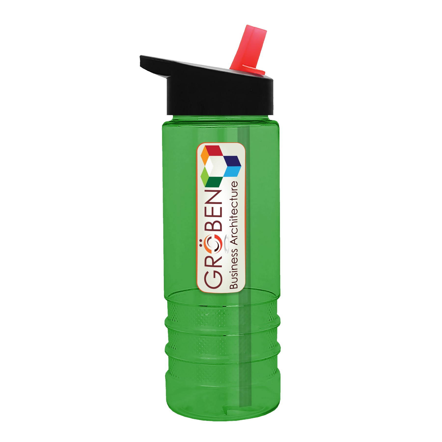Picture of Garyline® Salute Bottle with Flip-Straw Lid - 24 oz.