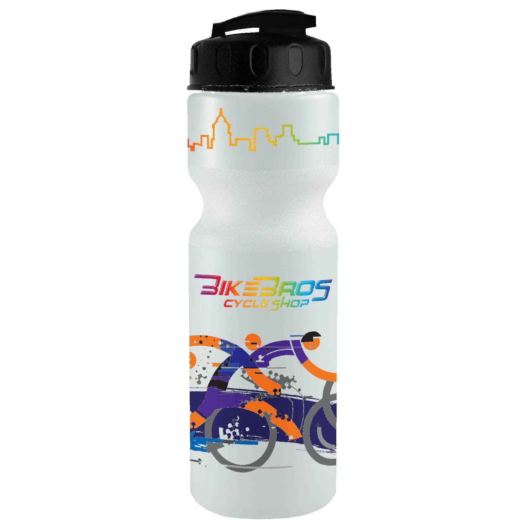 Picture of Garyline® Journey Bike Bottle with Flip-Top Lid - 28 oz.