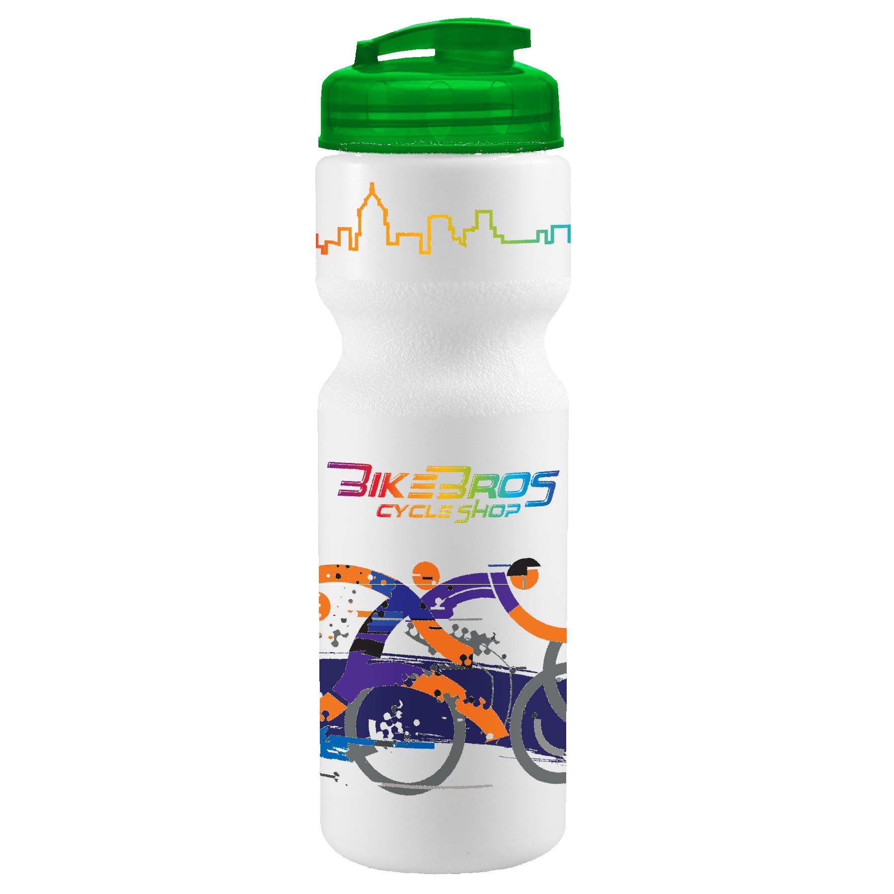 Picture of Garyline® Journey Bike Bottle with Flip-Top Lid - 28 oz.