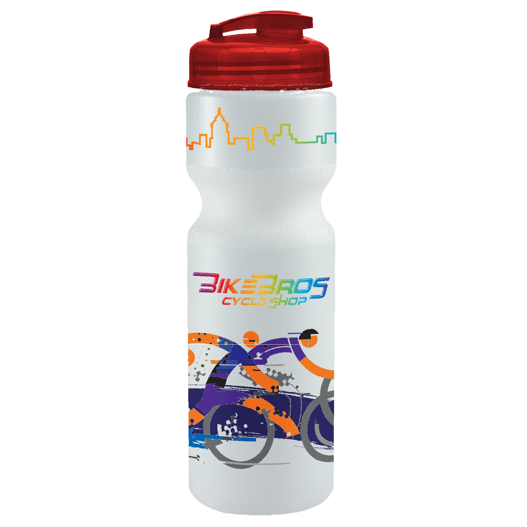 Picture of Garyline® Journey Bike Bottle with Flip-Top Lid - 28 oz.