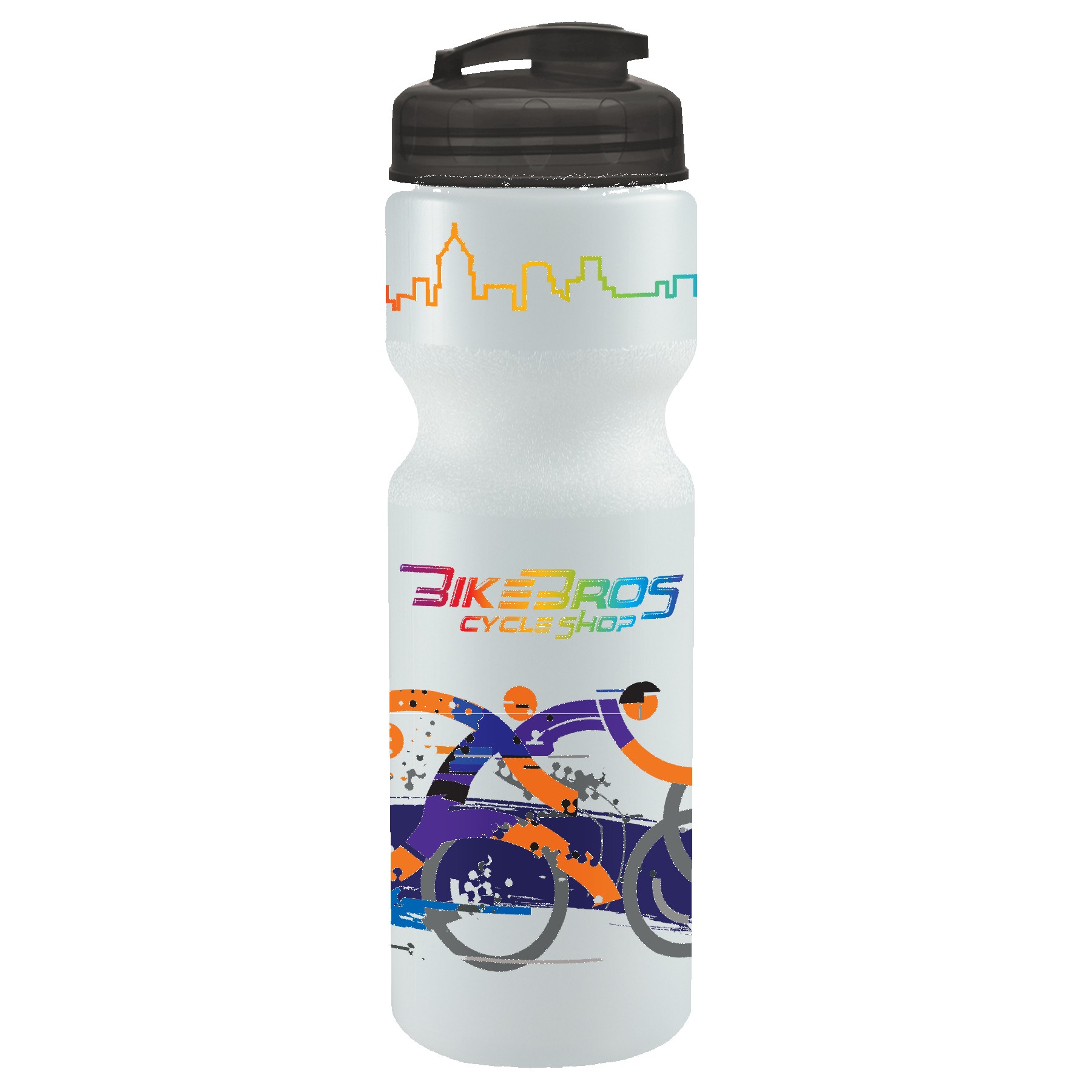 Picture of Garyline® Journey Bike Bottle with Flip-Top Lid - 28 oz.