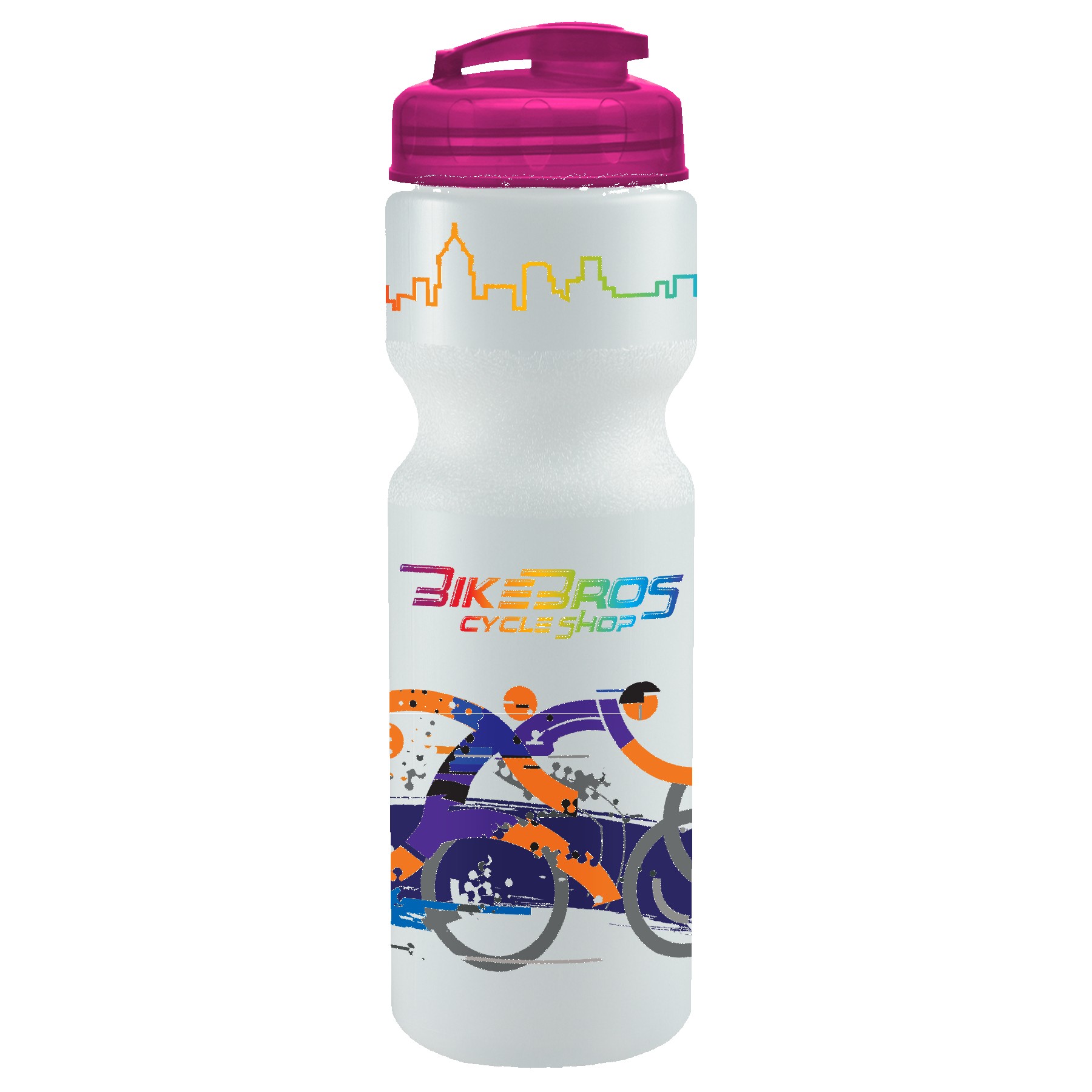 Picture of Garyline® Journey Bike Bottle with Flip-Top Lid - 28 oz.