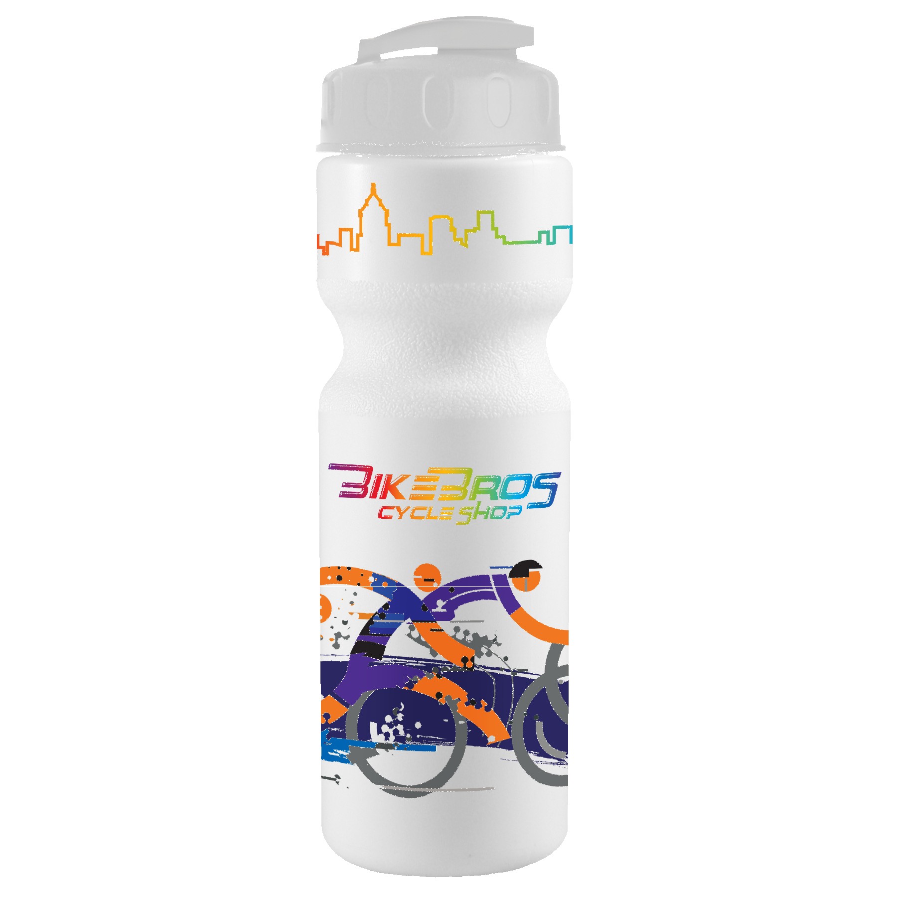 Picture of Garyline® Journey Bike Bottle with Flip-Top Lid - 28 oz.