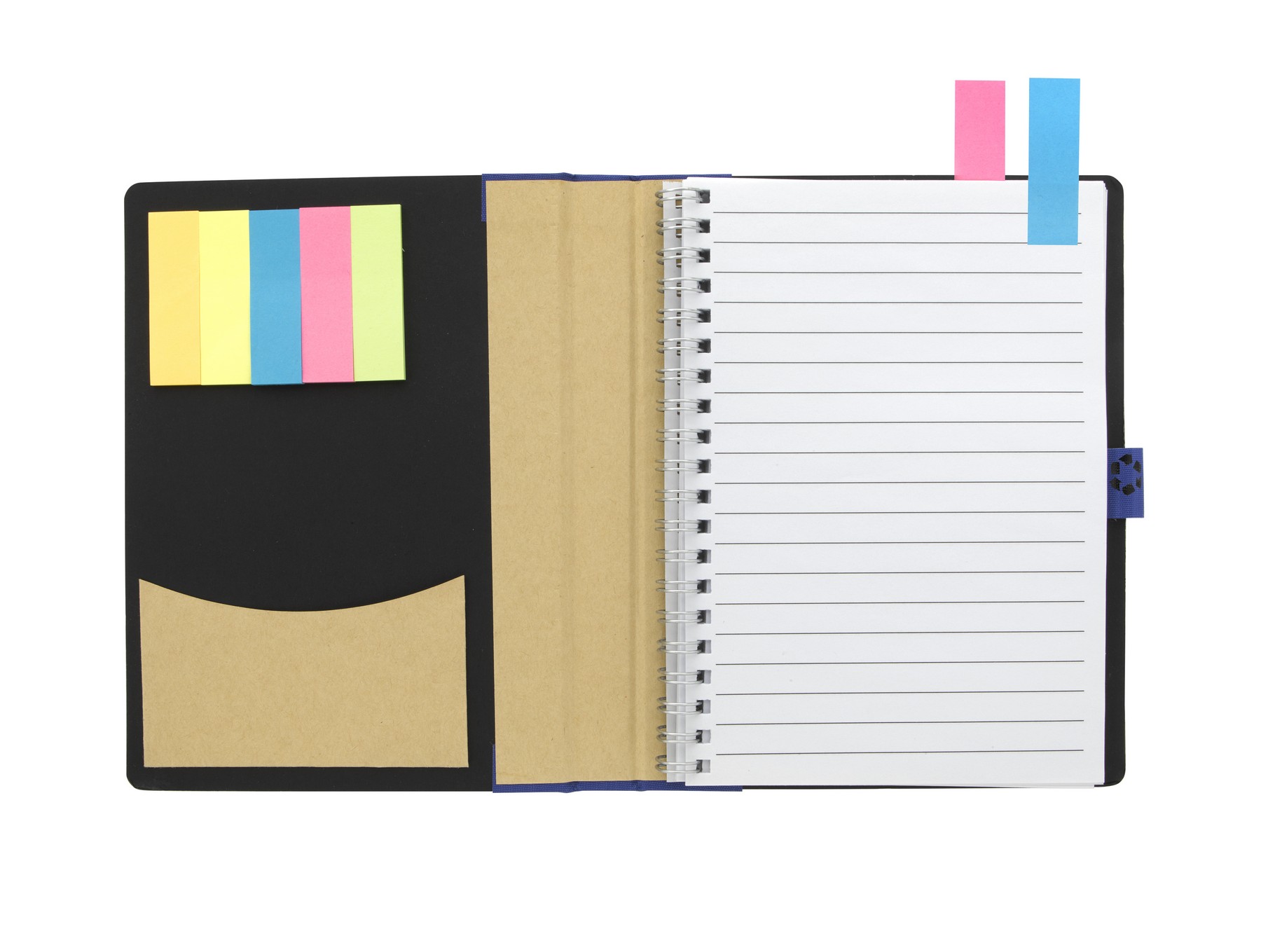 Picture of Good Value™ 5" x 7" Paper Notebook with Flags