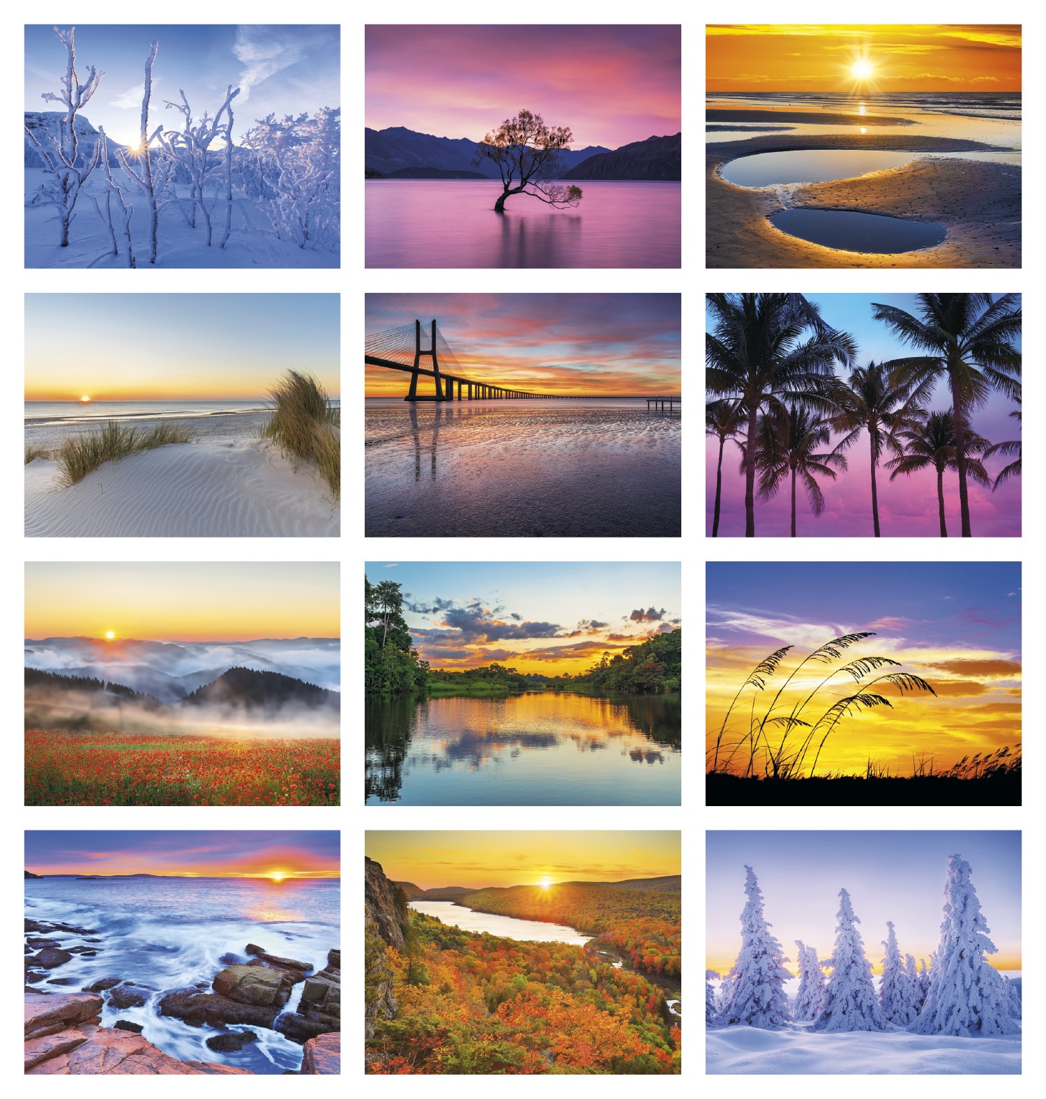 Picture of Triumph® Calendars Sunrise Sunset Calendar