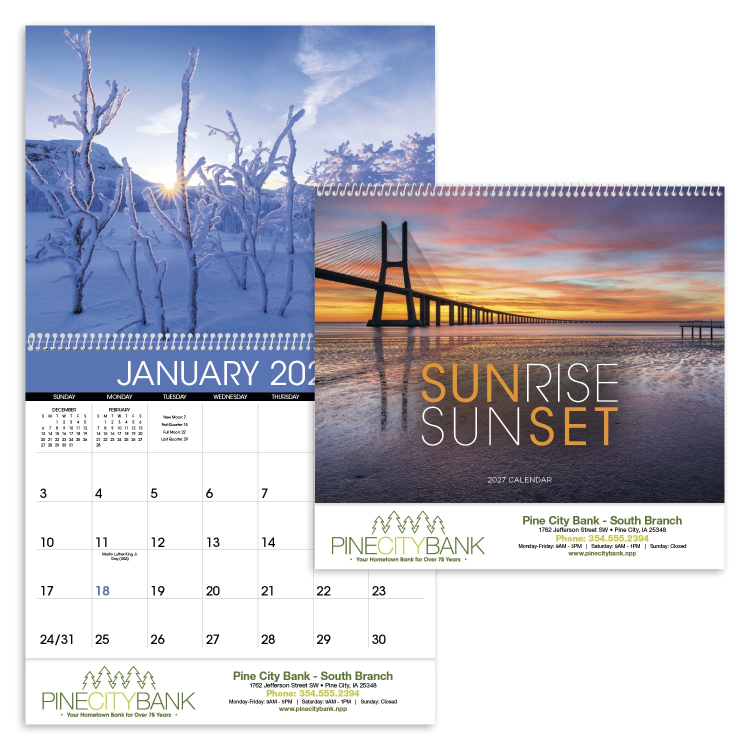 Picture of Triumph® Calendars Sunrise Sunset Calendar