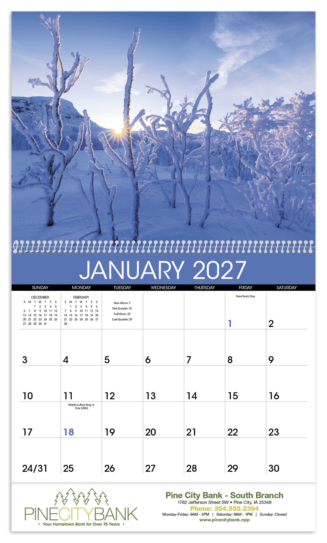 Picture of Triumph® Calendars Sunrise Sunset Calendar