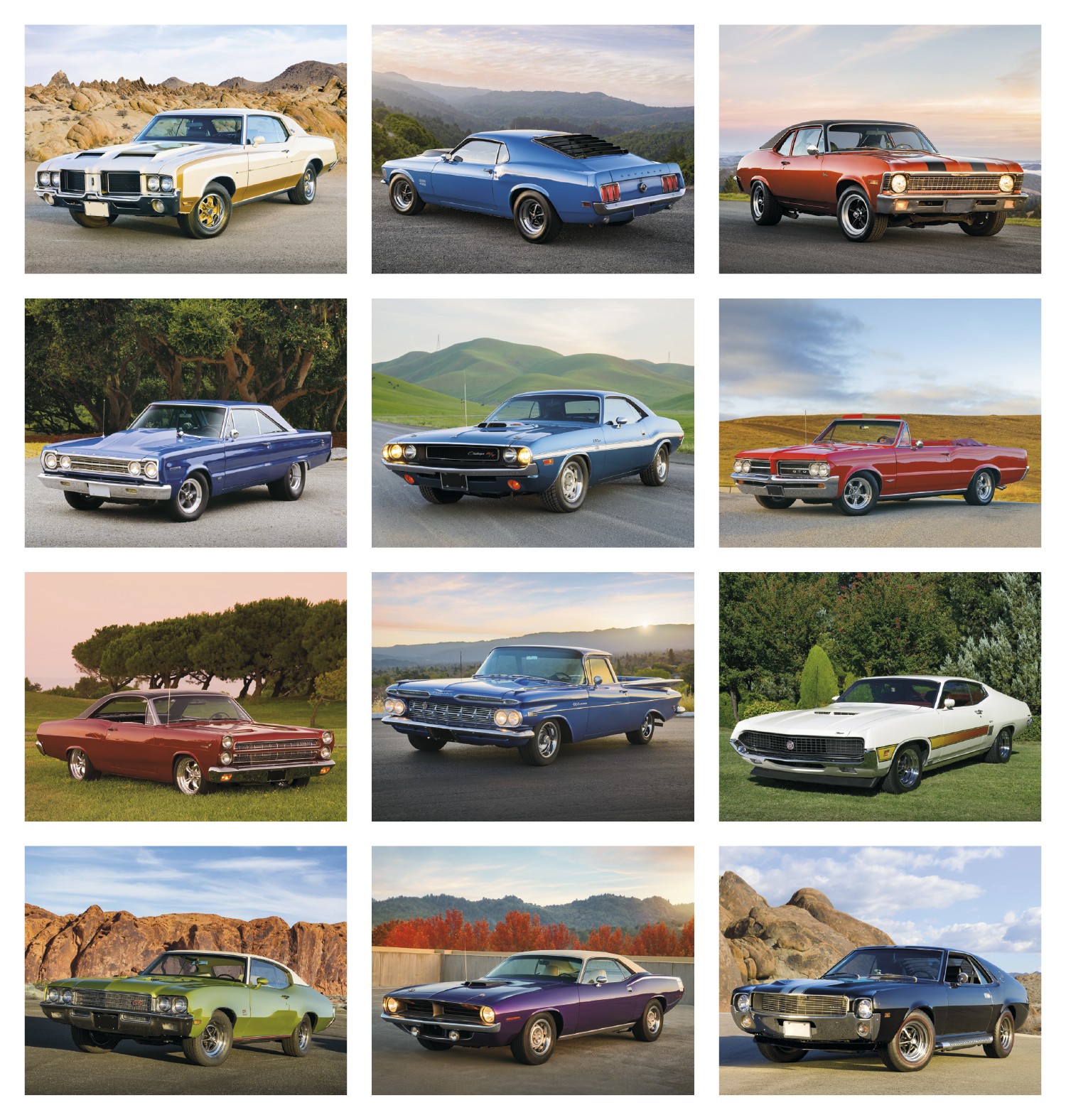 Picture of Triumph® Calendars Muscle Cars Calendar