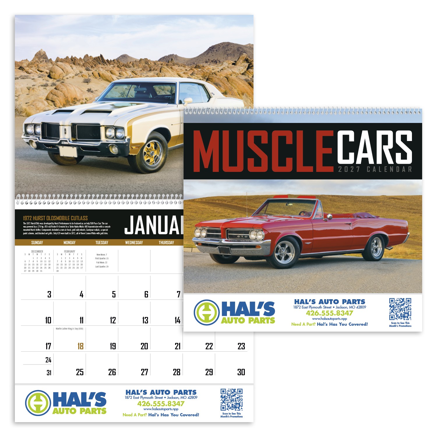 Picture of Triumph® Calendars Muscle Cars Calendar
