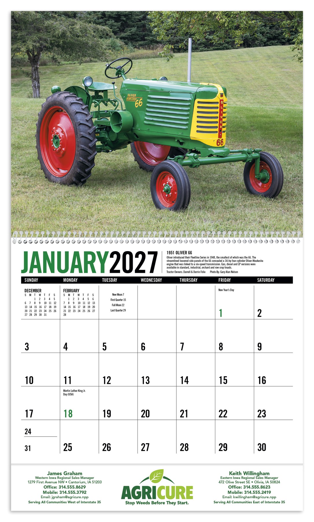 Picture of Triumph® Calendars Antique Tractors Calendar