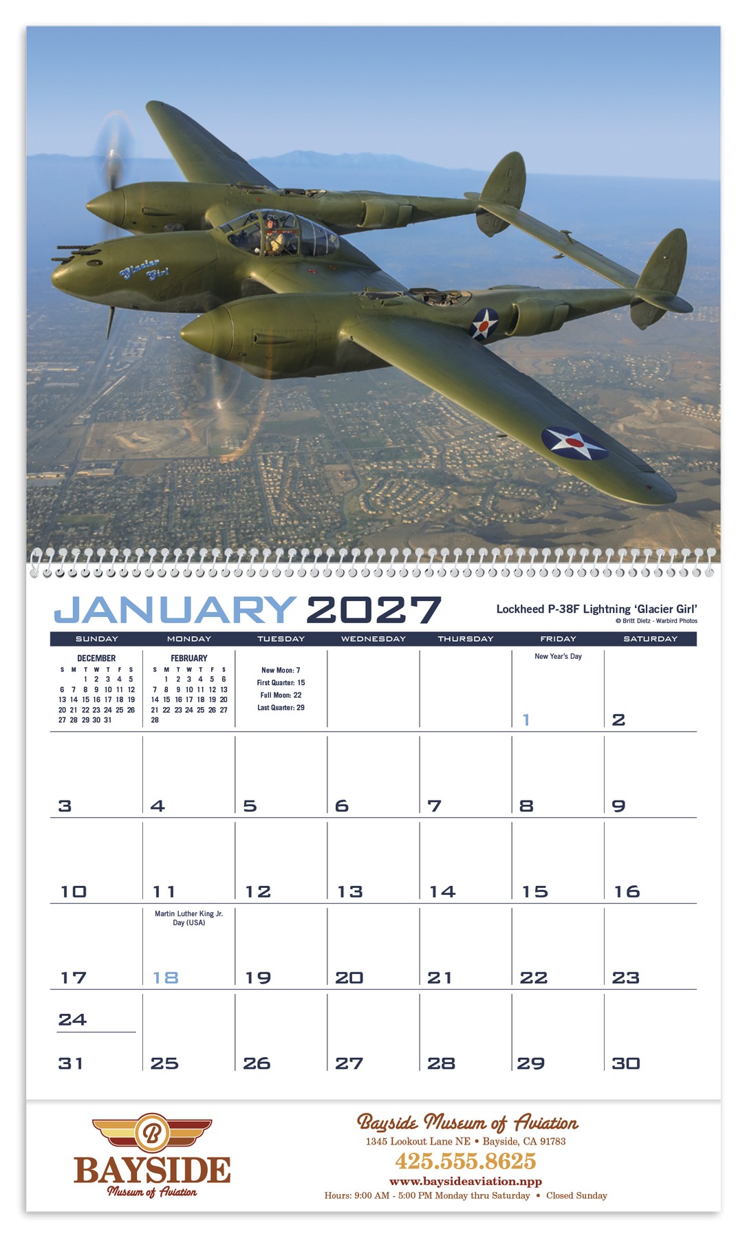Picture of Triumph® Calendars Planes Calendar