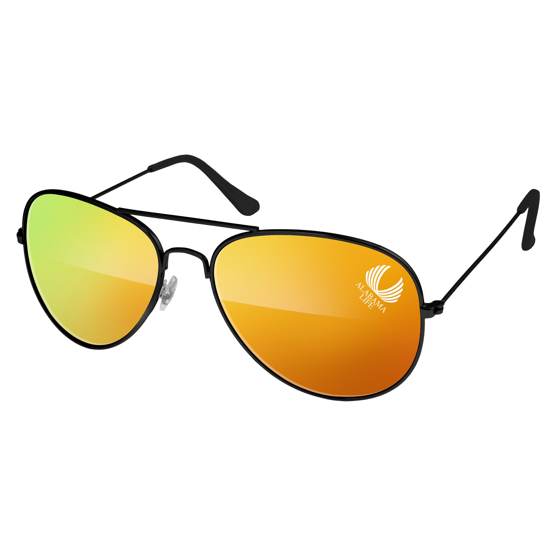 Picture of Metal Aviator Mirrored Sunglasses