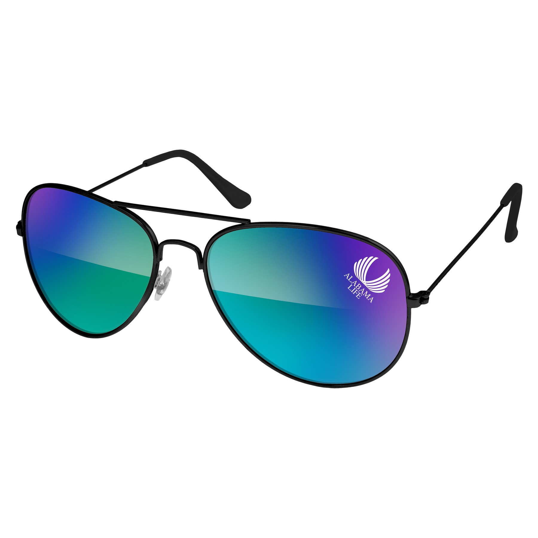 Picture of Metal Aviator Mirrored Sunglasses