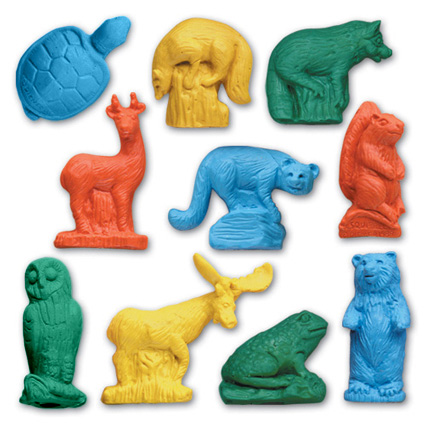 Picture of Pencil-Top Eraser Woodland Creatures Collection