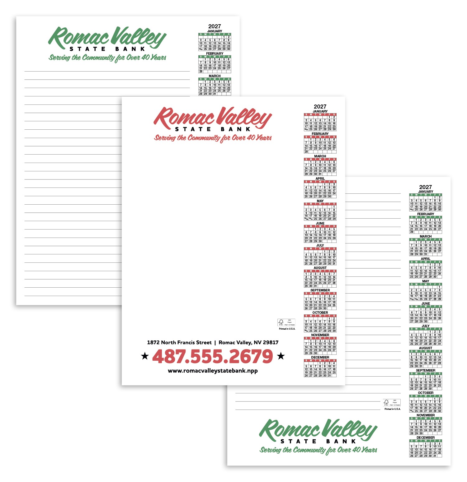 Picture of Skinner & Kennedy® Scratch Pad Calendar