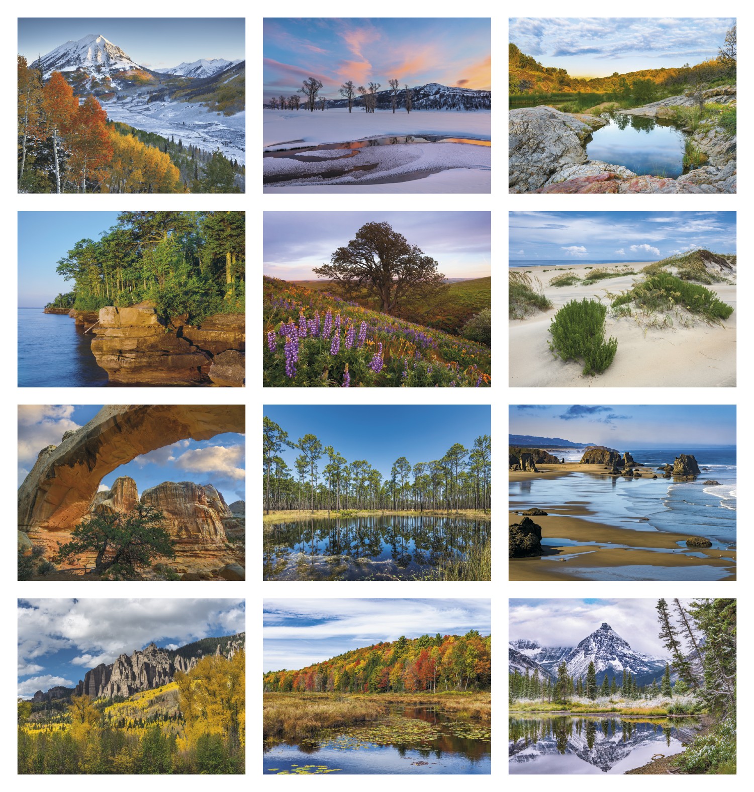 Picture of HotLine® Products Scenic America® Appointment Calendar - Spiral