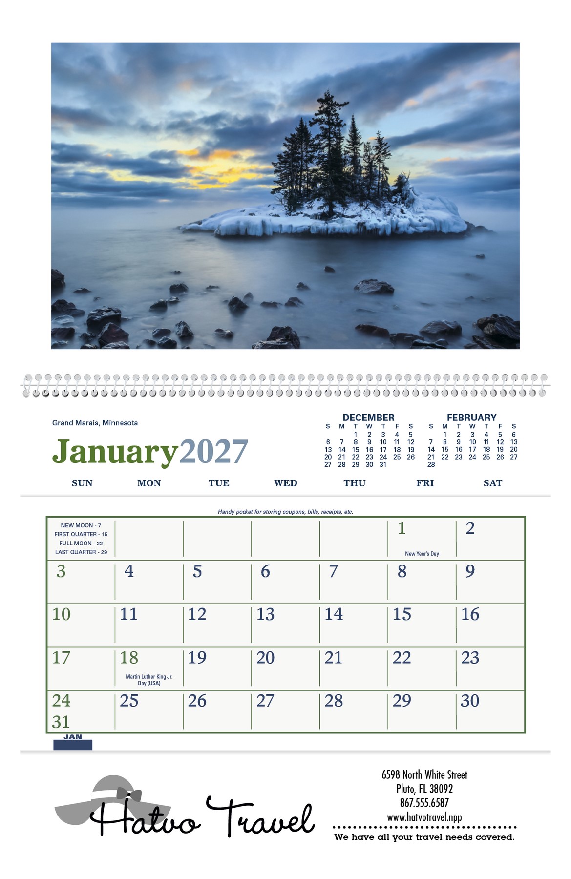 Picture of Triumph® Calendars Beautiful America Pocket Calendar