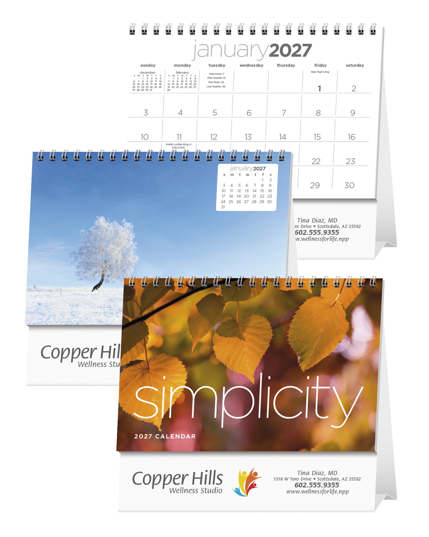 Picture of Triumph® Calendars Simplicity Large Desk Calendar