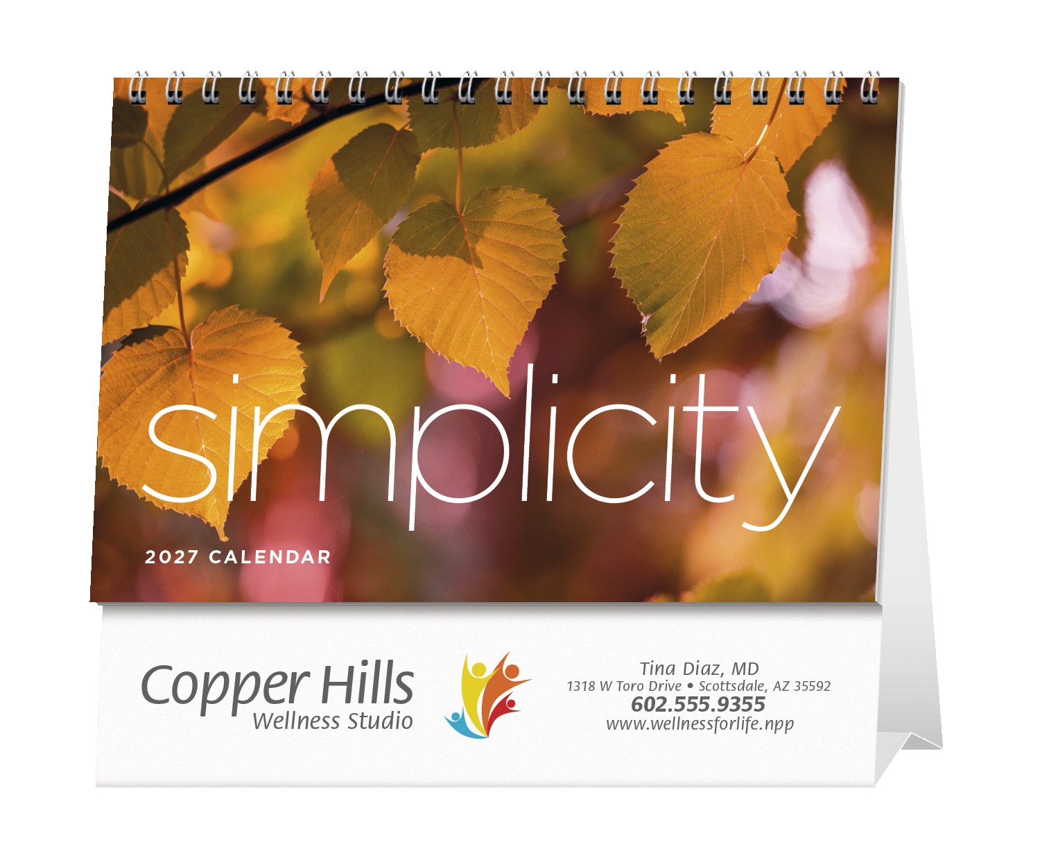 Picture of Triumph® Calendars Simplicity Large Desk Calendar