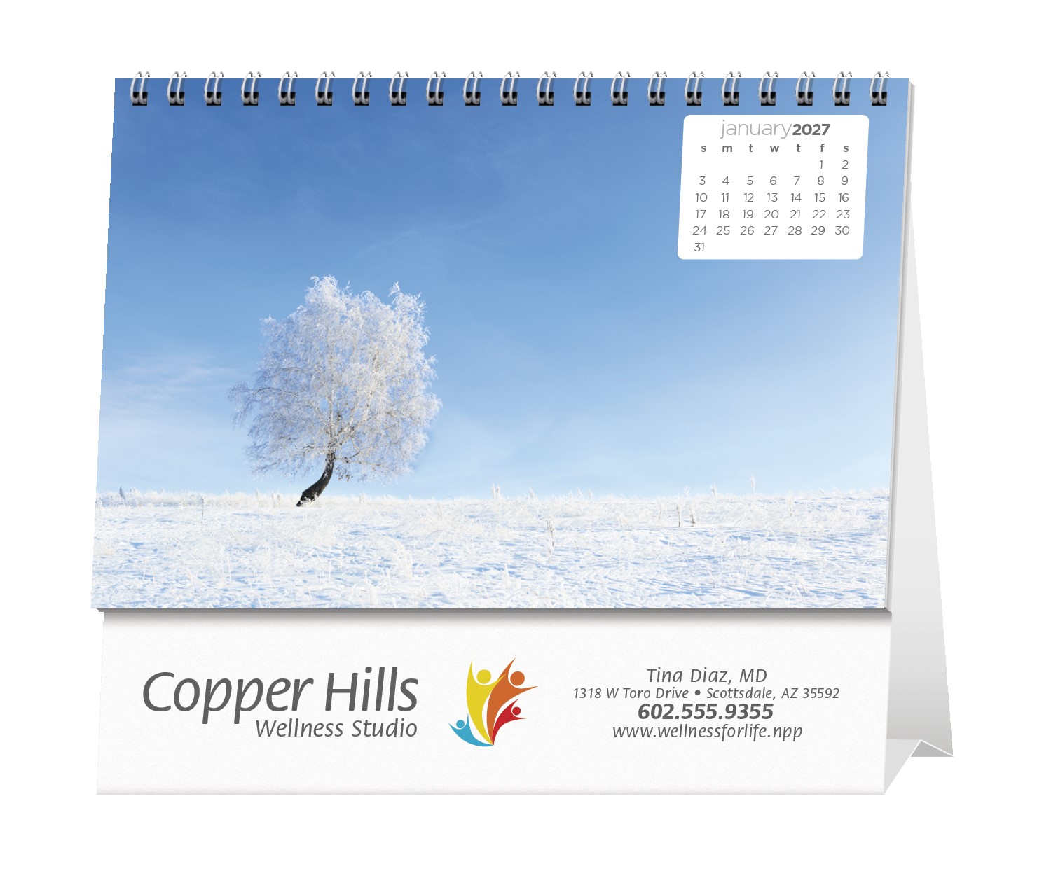 Picture of Triumph® Calendars Simplicity Large Desk Calendar