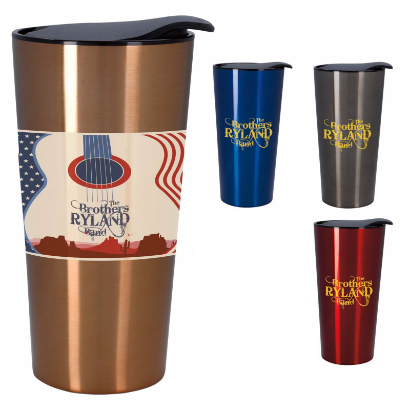 Picture of Good Value™ Fashion Metallic Tumbler - 16 oz.